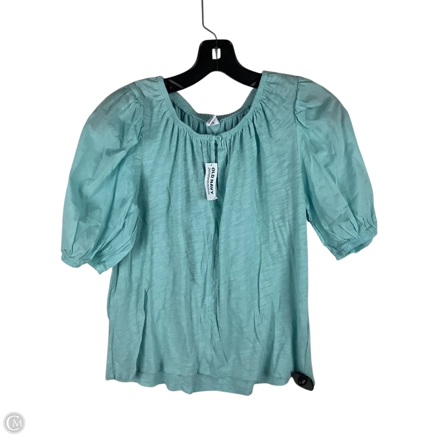Top Short Sleeve By Old Navy In Blue, Size: Xs