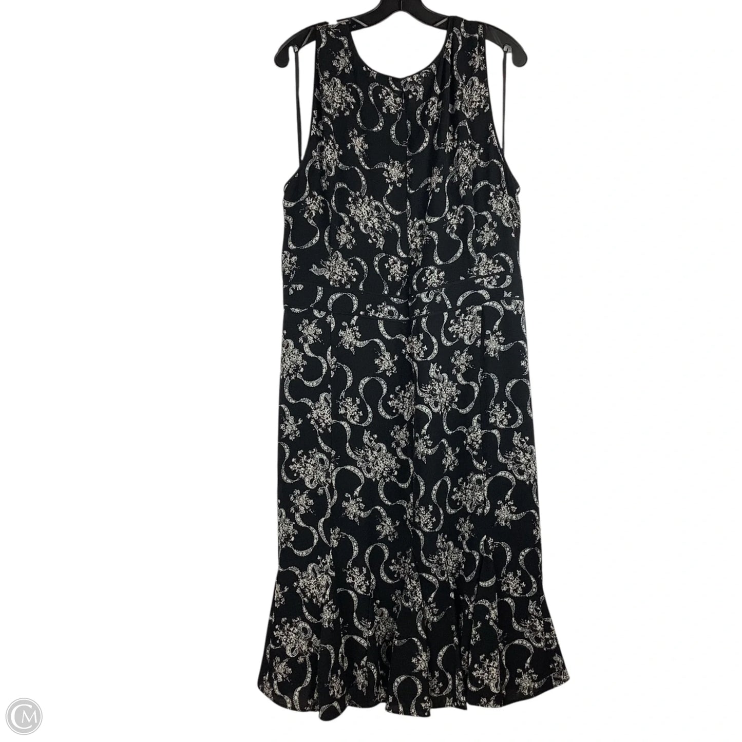 Dress Casual Maxi By Talbots In Black, Size: 18