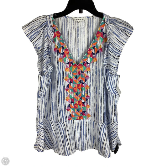 Top Sleeveless By Thml In Striped Pattern, Size: S