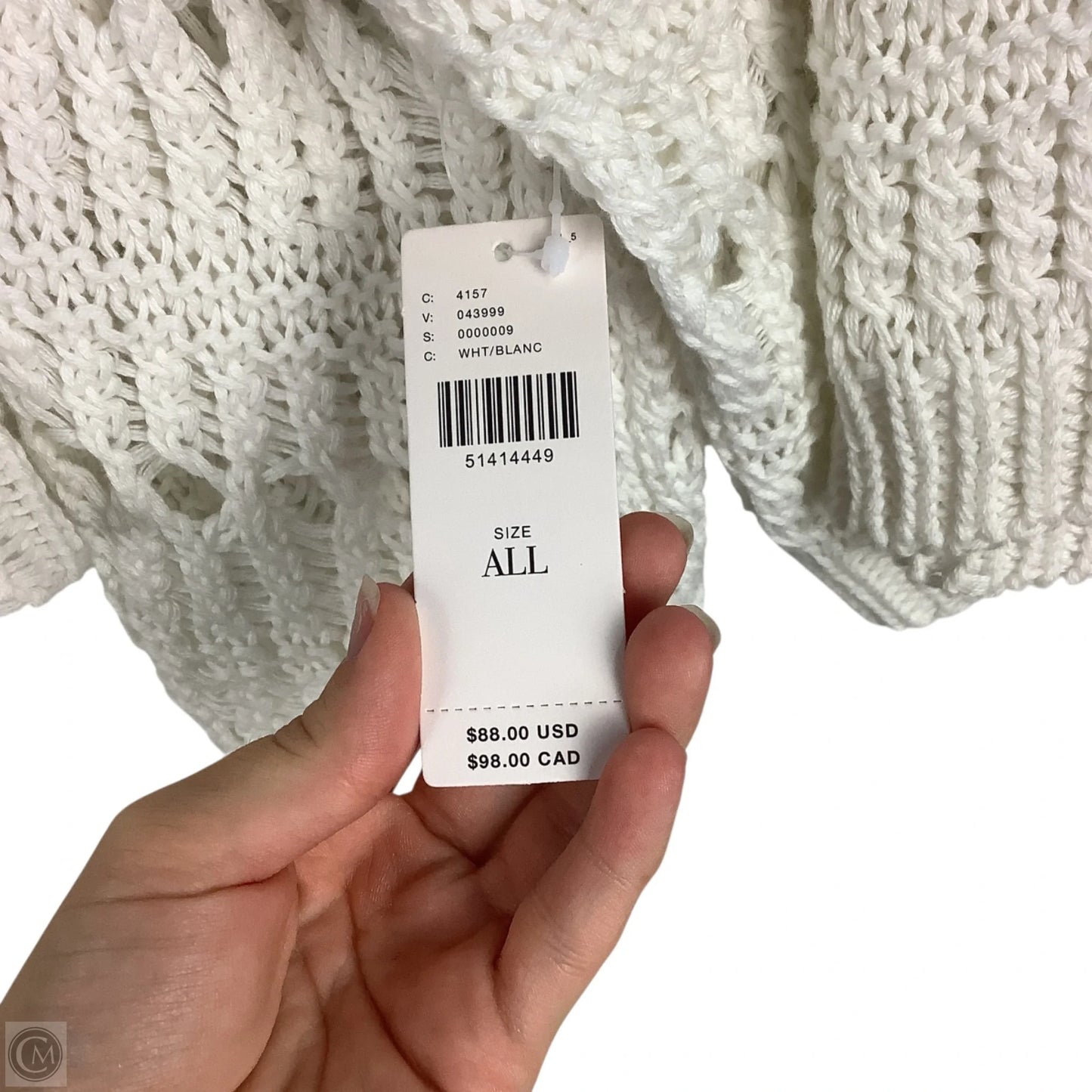 Cardigan By Akemi And Kin In White, Size: S