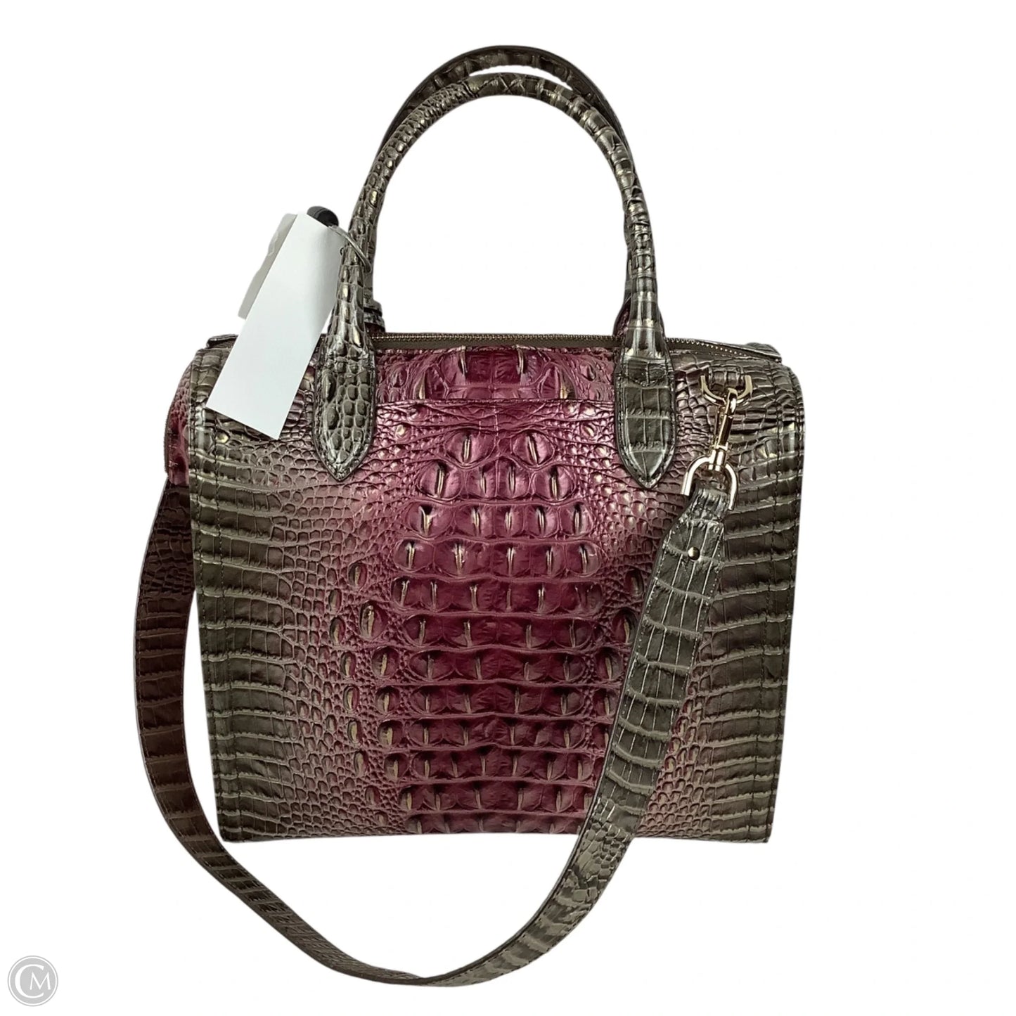 Handbag Designer By Brahmin, Size: Large