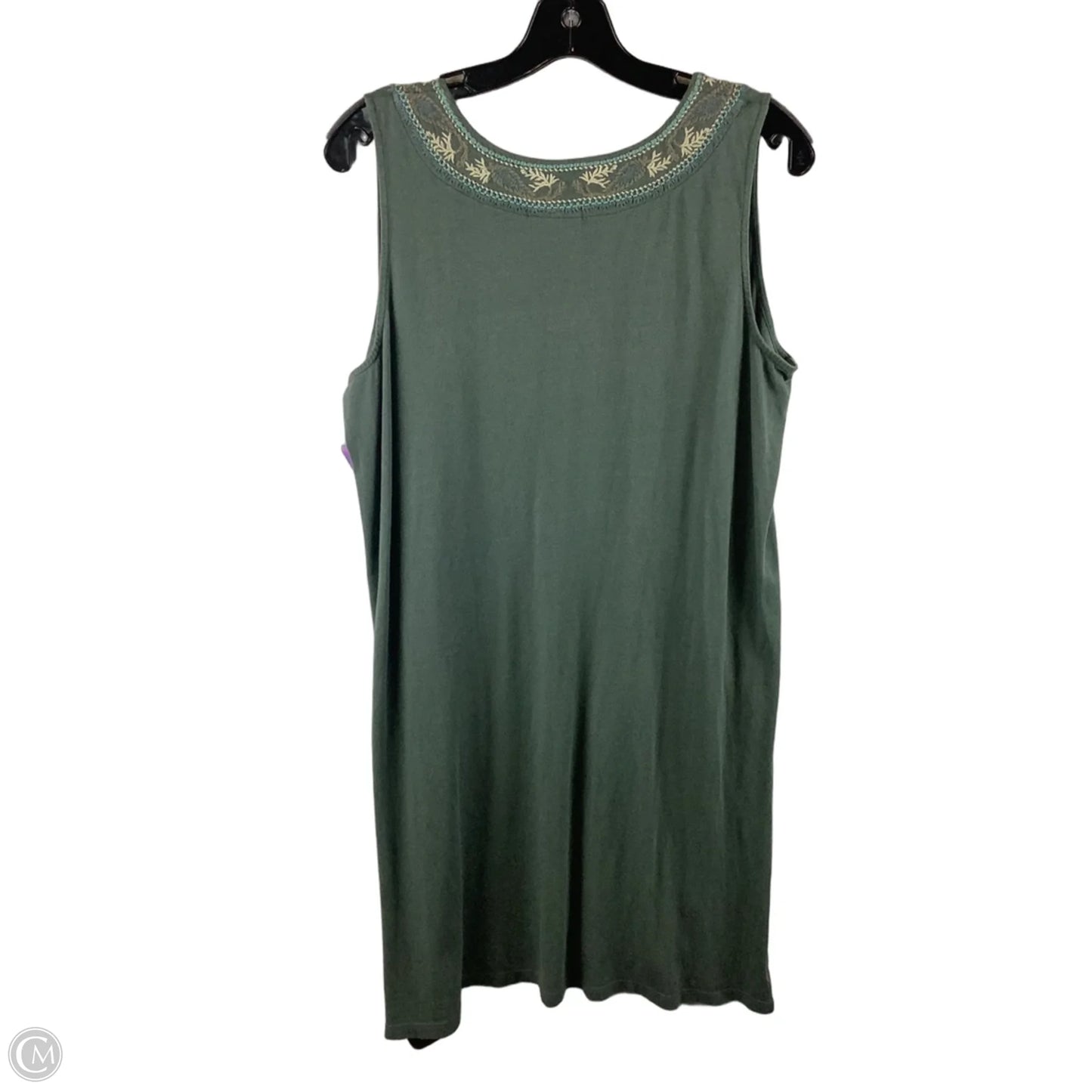 Dress Casual Midi By J. Jill In Green, Size: L