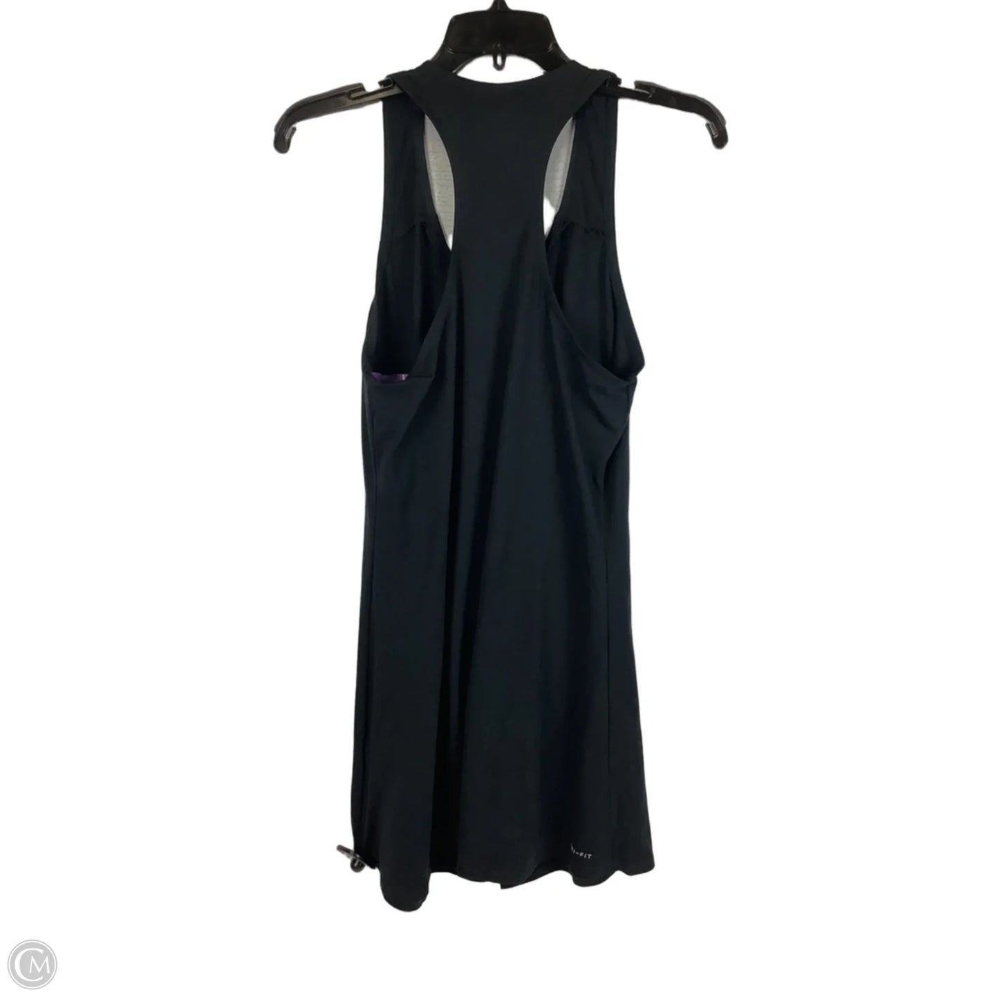 Athletic Tank Dress By Nike In Black, Size: L