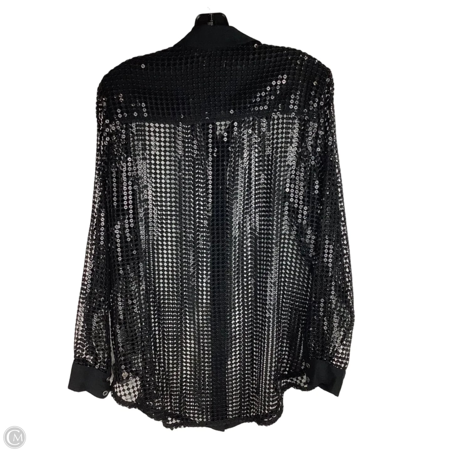 Top Long Sleeve By Pilcro In Black, Size: S