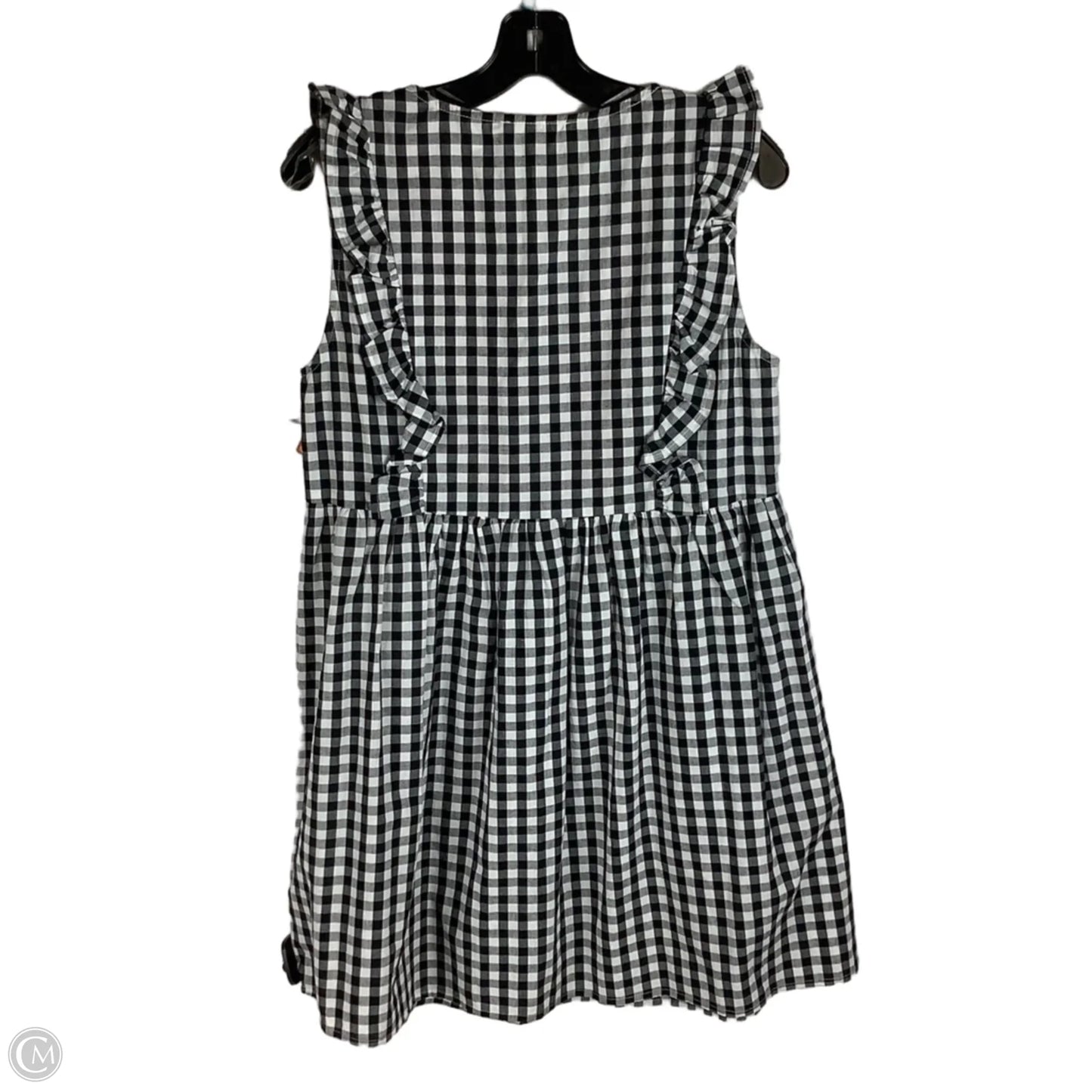 Dress Party Midi By Entro In Checkered Pattern, Size: S