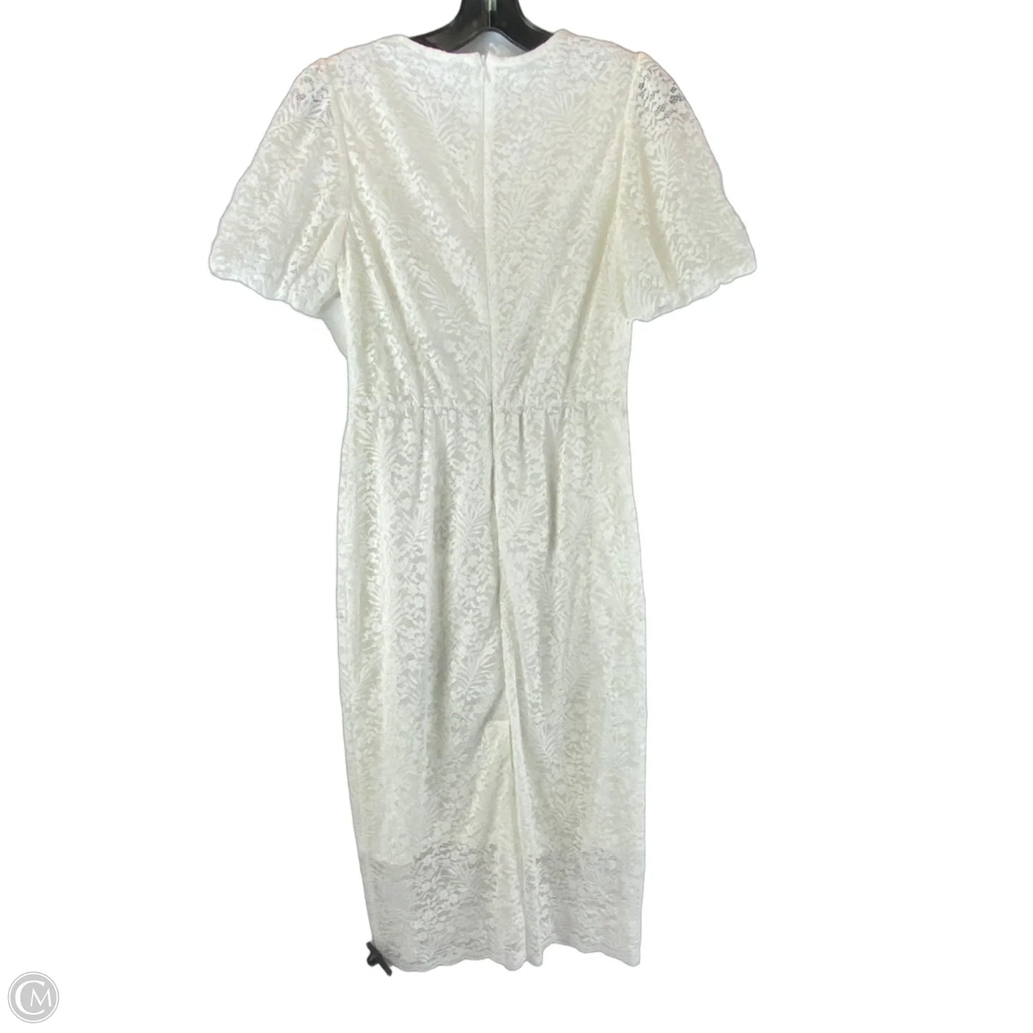 Dress Casual Midi By Clothes Mentor In White, Size: S