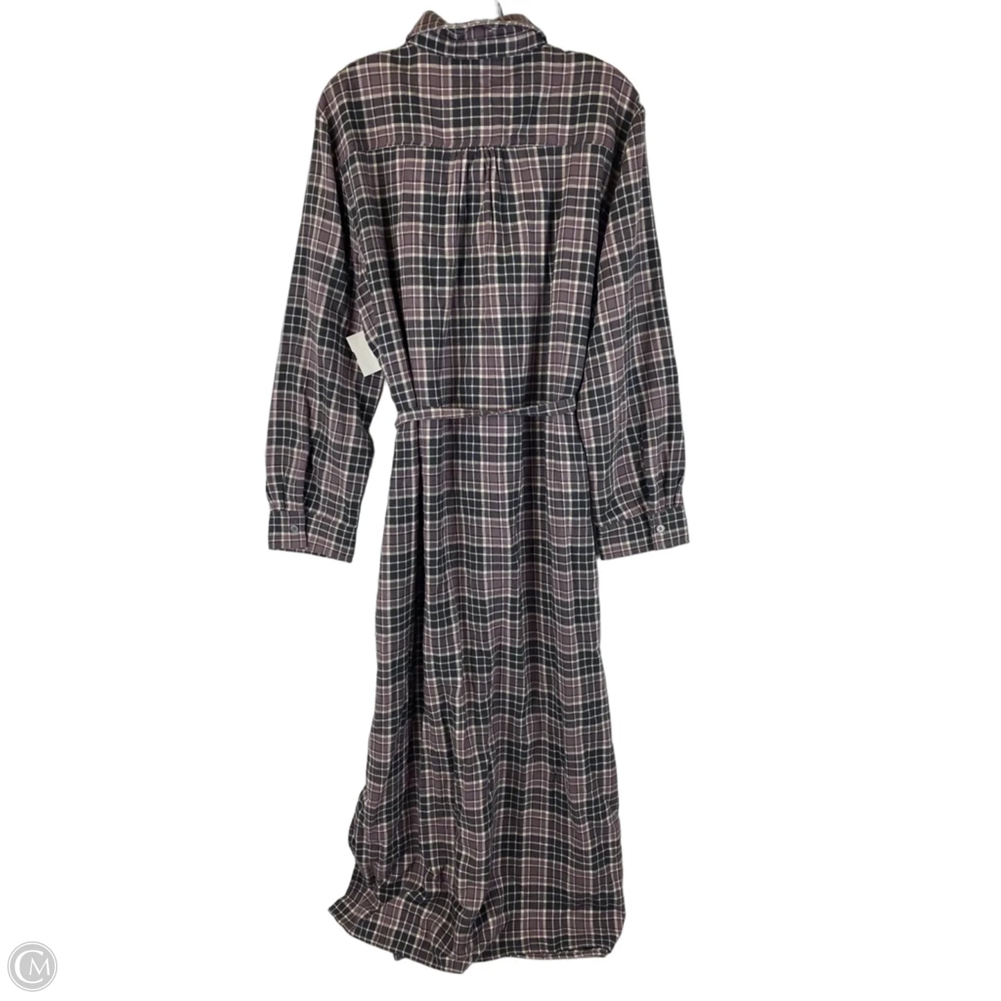 Dress Casual Maxi By Loft In Black & Purple, Size: Xl