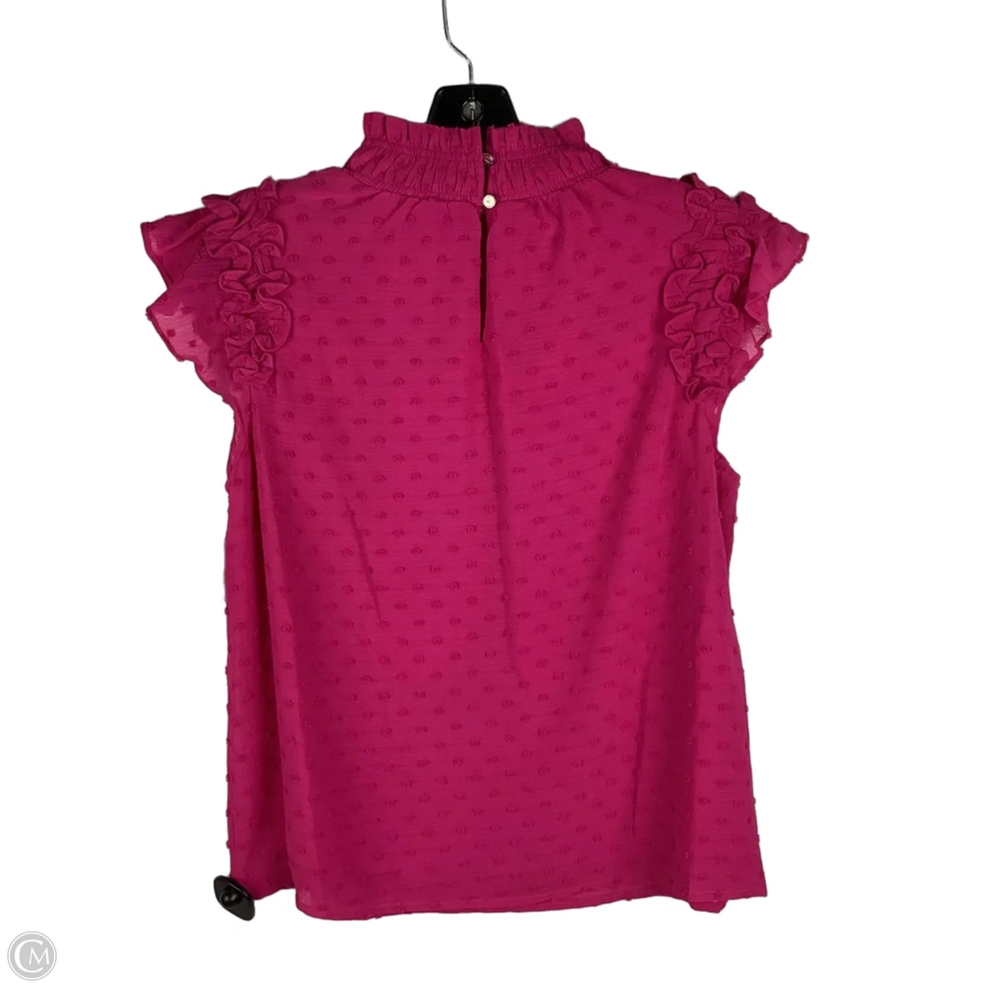 Top Short Sleeve By Cece In Pink, Size: M