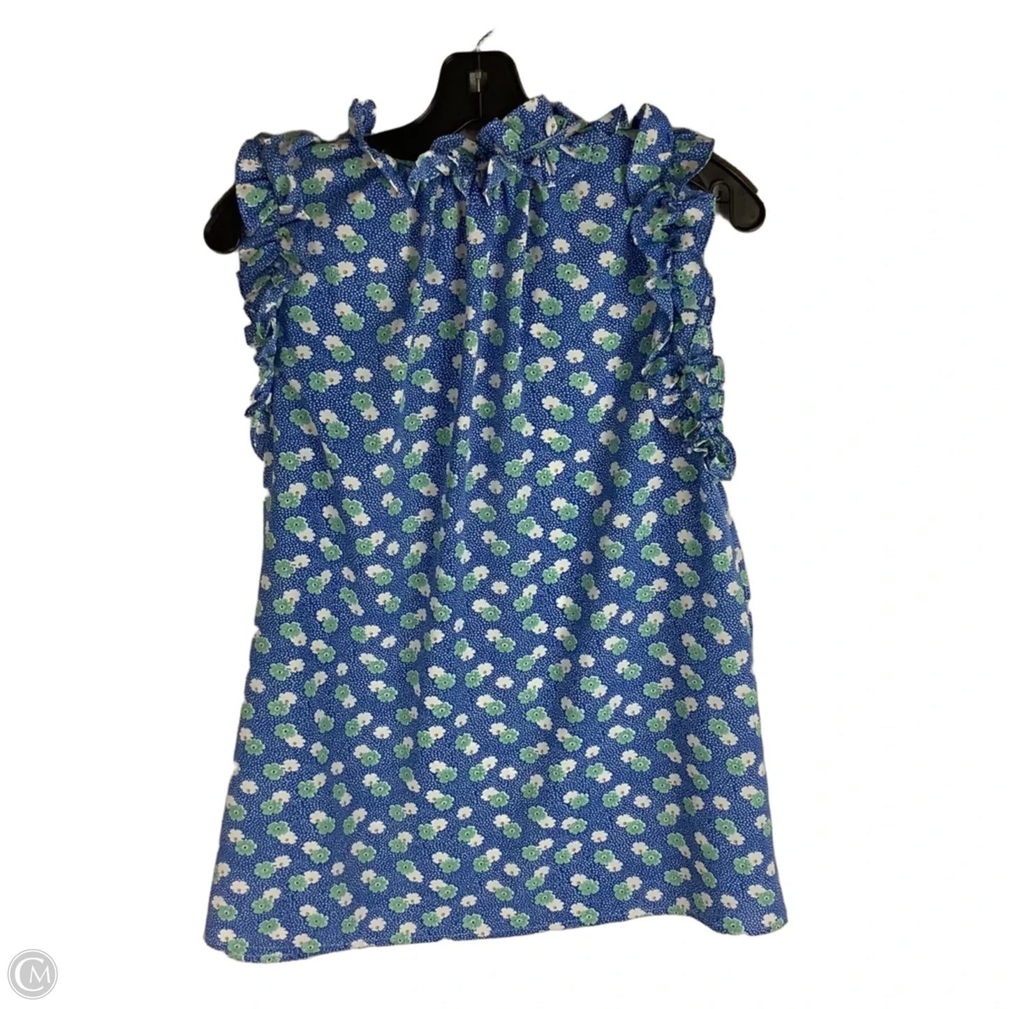 Top Sleeveless By Entro In Blue, Size: L