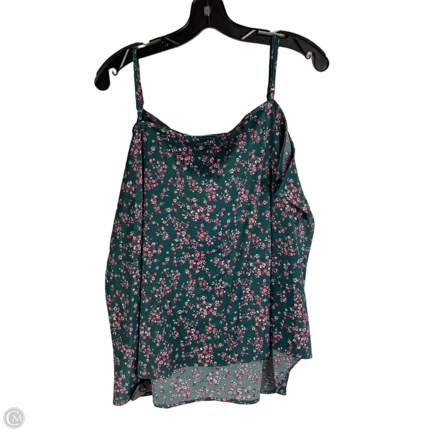 Top Sleeveless By Lane Bryant In Green, Size: 2x (24)