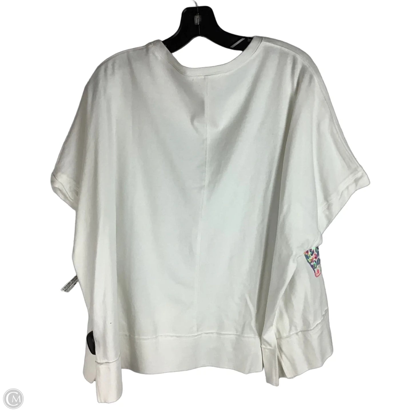 Top Short Sleeve By Peach Love Cream California In White, Size: S