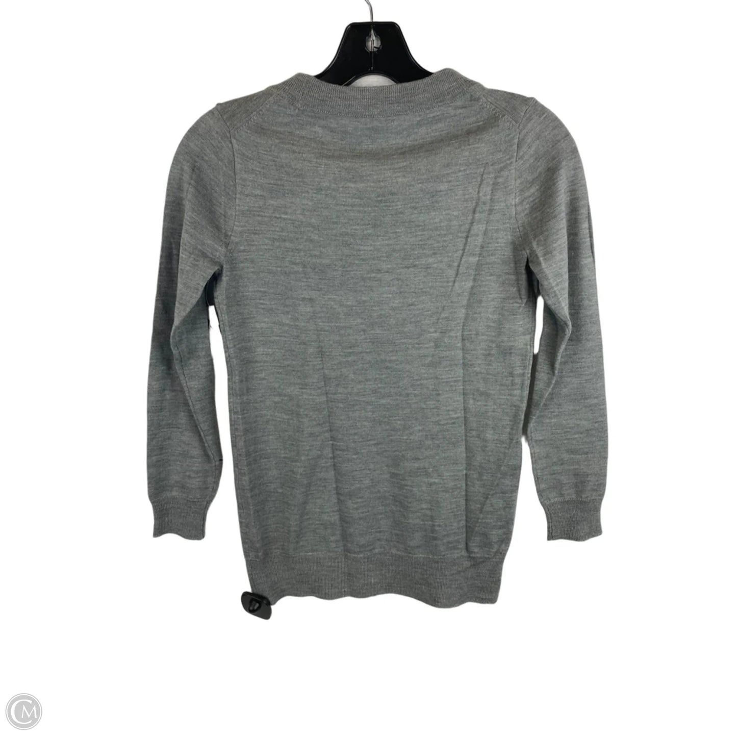 Top Long Sleeve By J. Crew In Grey, Size: Xxs