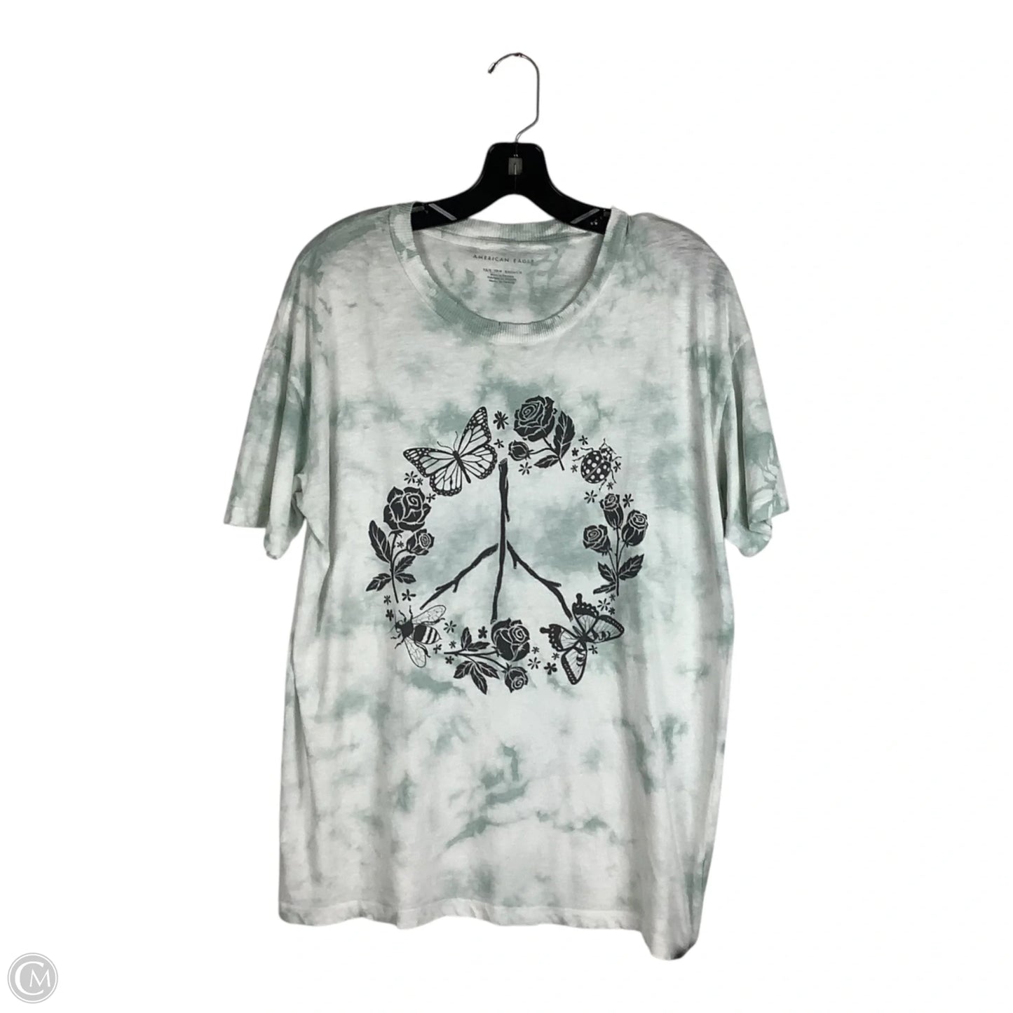 Top Short Sleeve Basic By American Eagle In White, Size: Xs