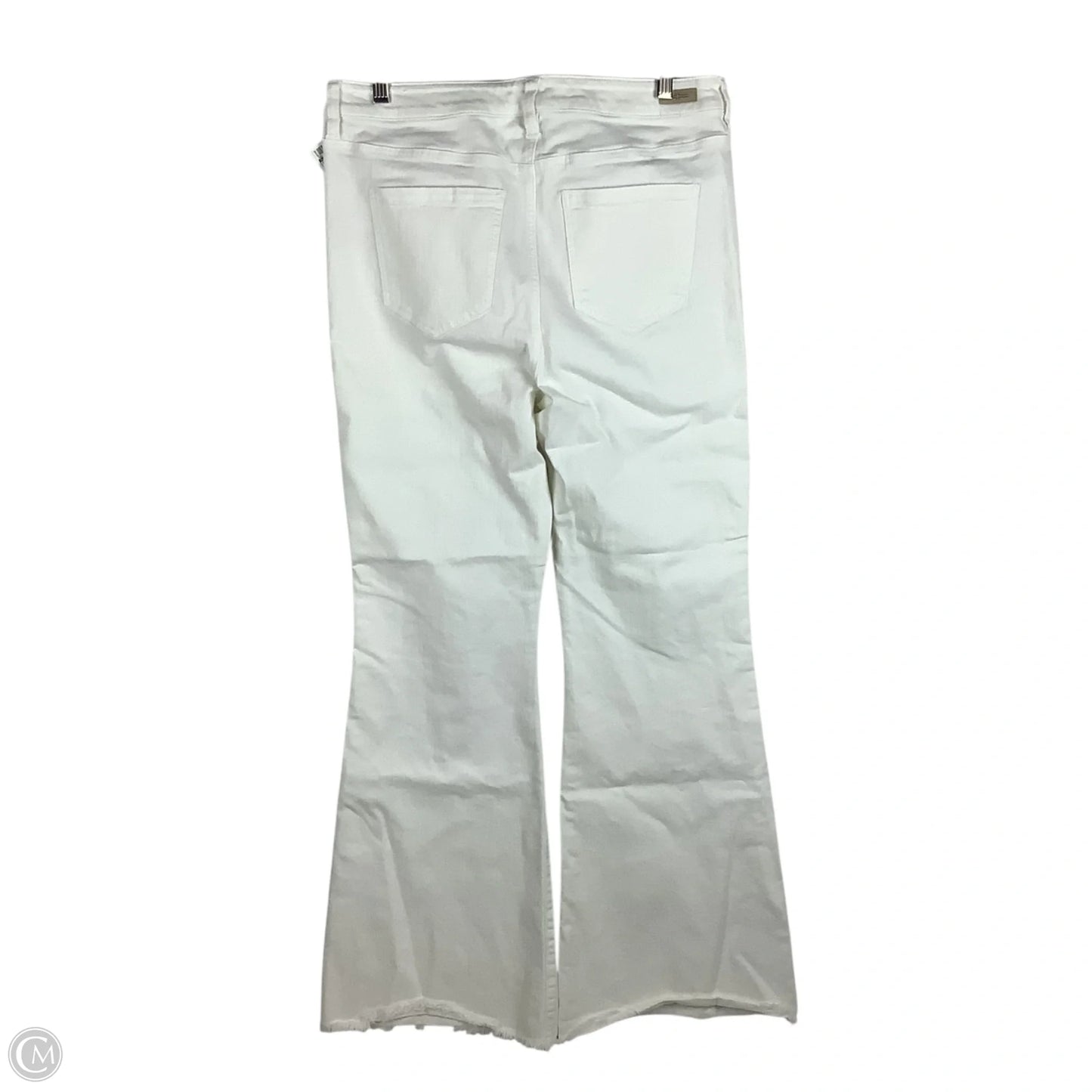 Jeans Flared By Liverpool In White, Size: 10