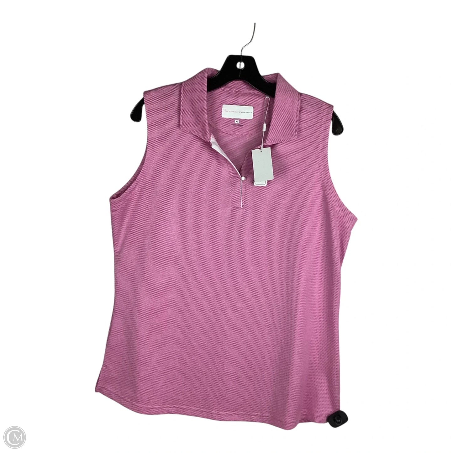 Top Sleeveless By Clothes Mentor In Pink, Size: Xl