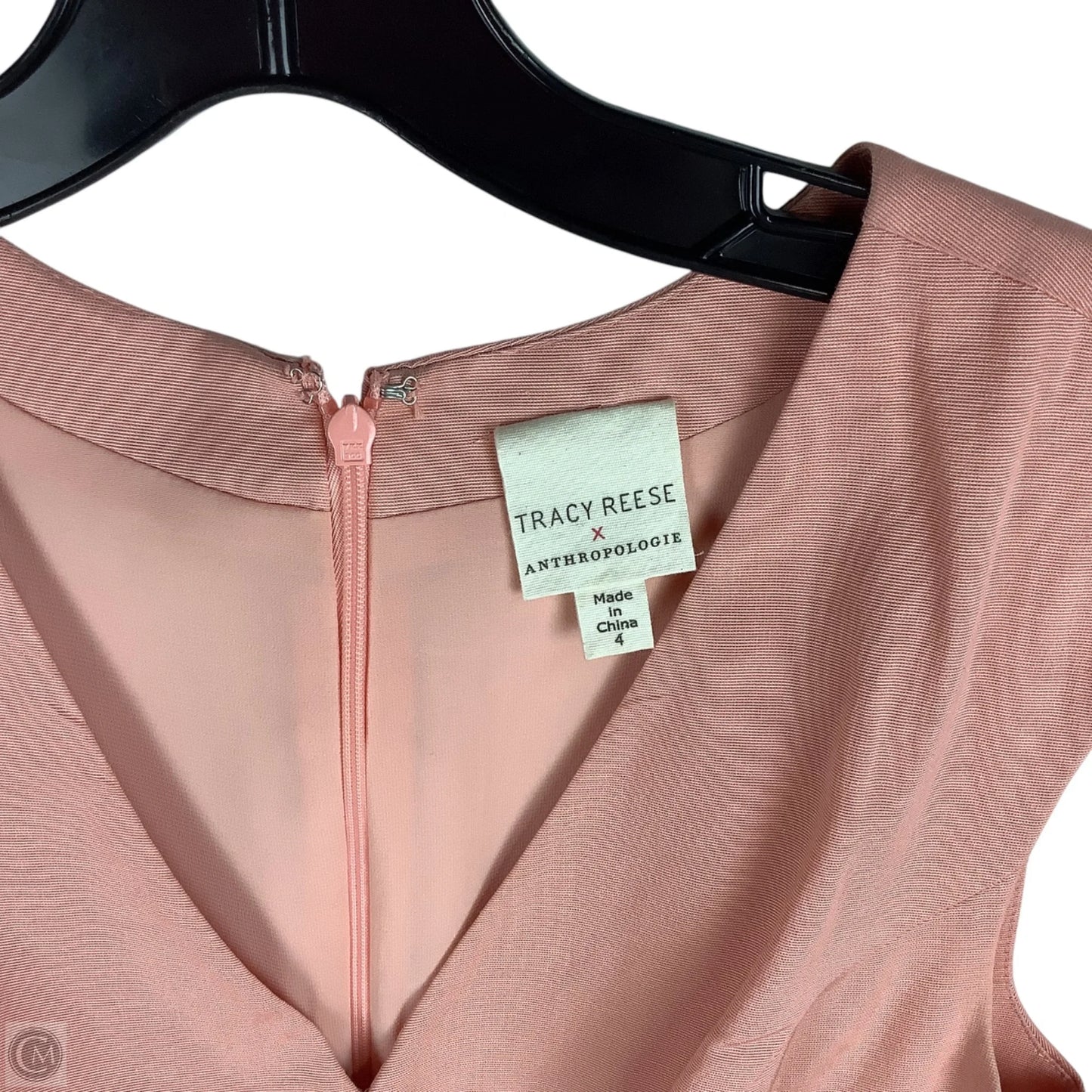 Dress Casual Midi By Anthropologie In Coral, Size: S (4)
