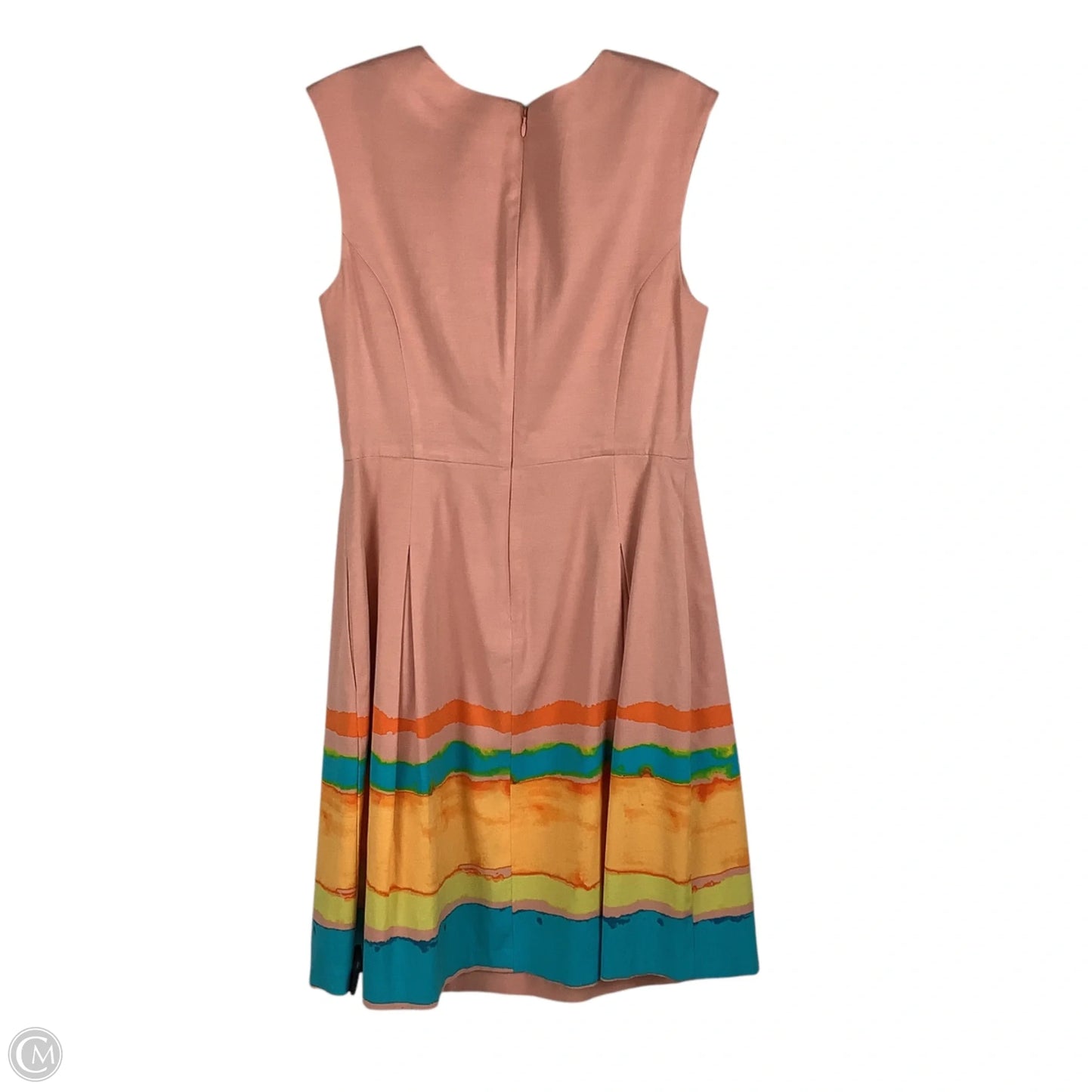 Dress Casual Midi By Anthropologie In Coral, Size: S (4)
