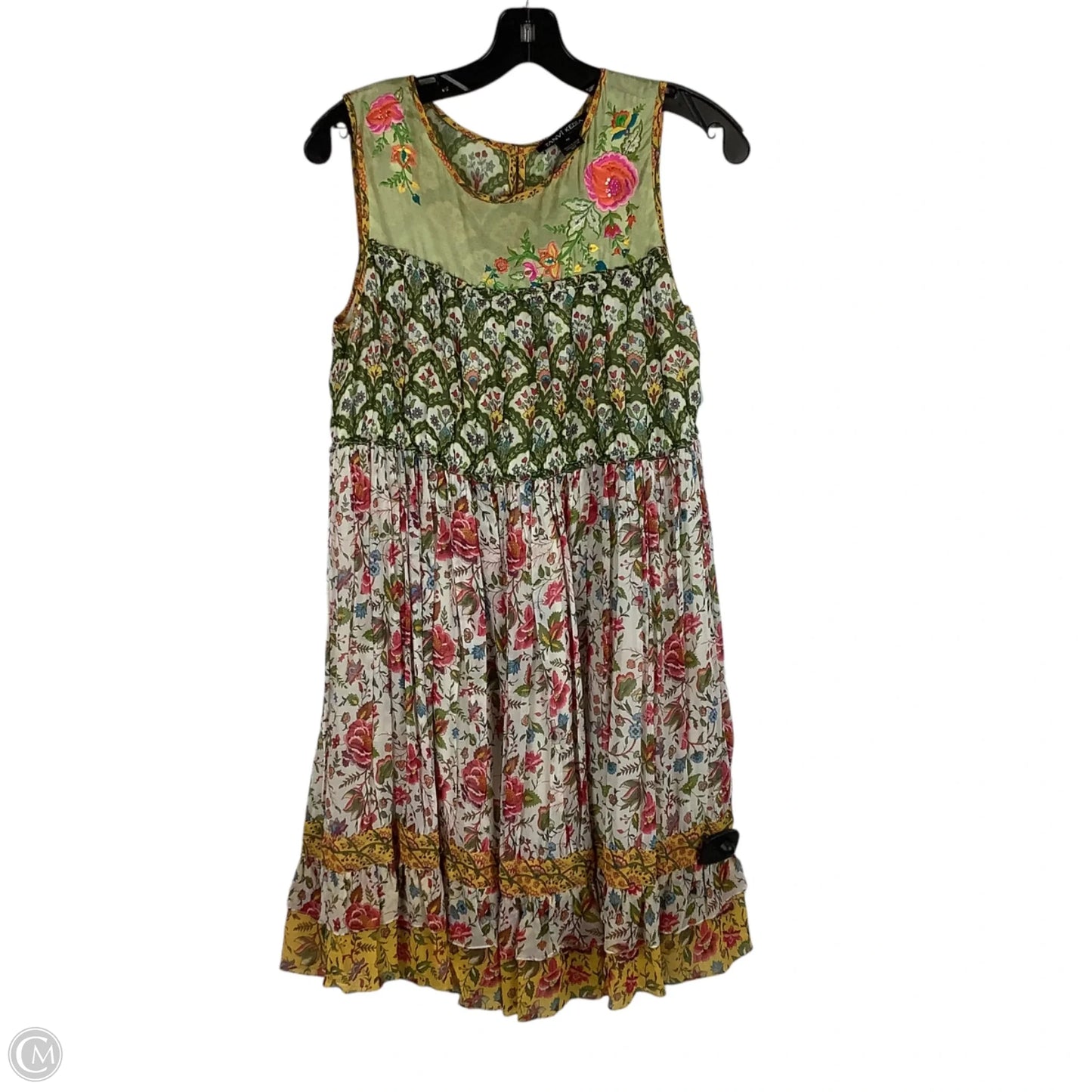 Dress Casual Midi By Tanvi Kedia In Floral Print, Size: Xs