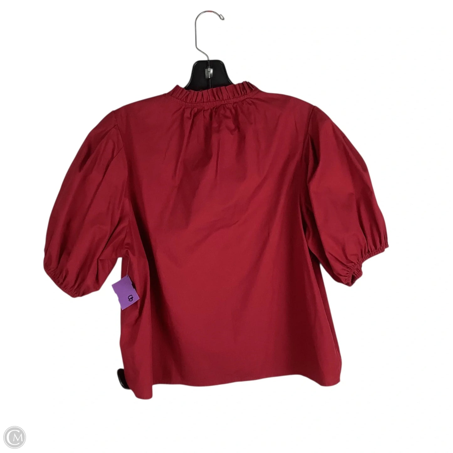 Top Short Sleeve By Cmc In Red, Size: M