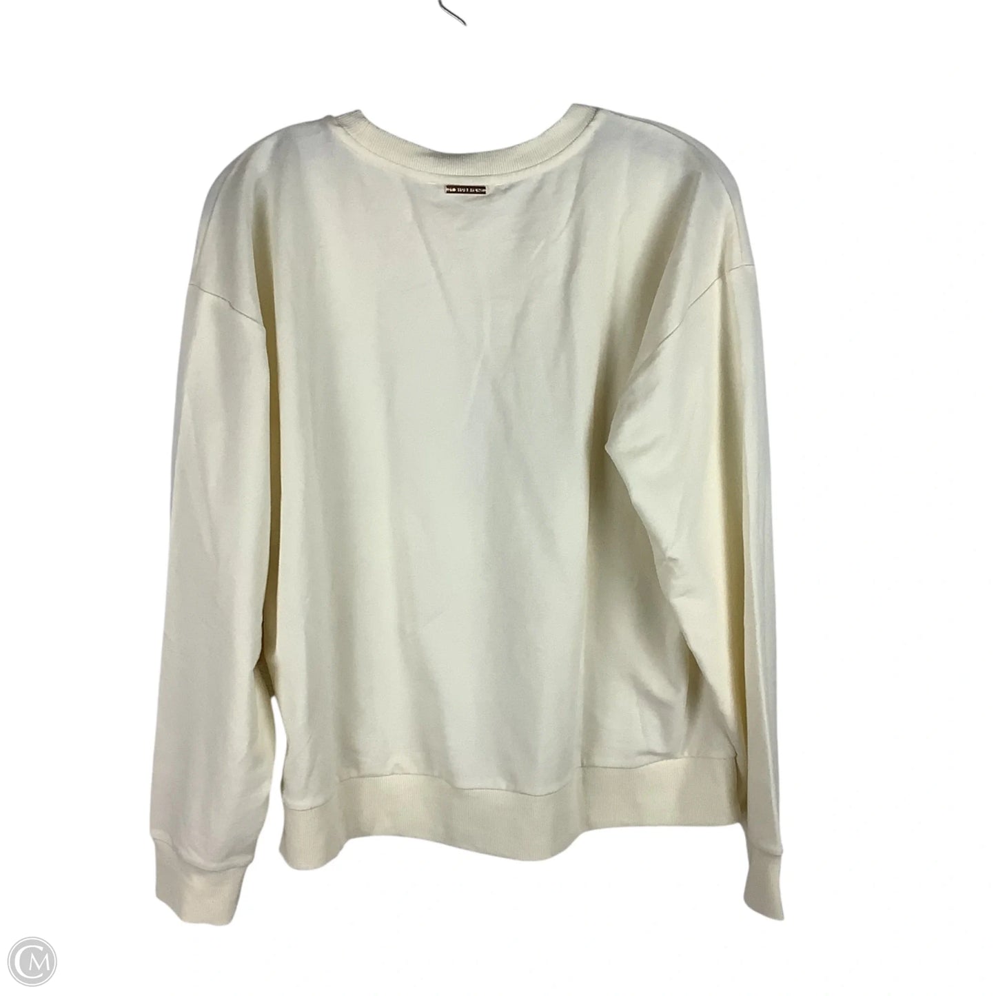 Top Long Sleeve Designer By Michael Kors In Cream, Size: L