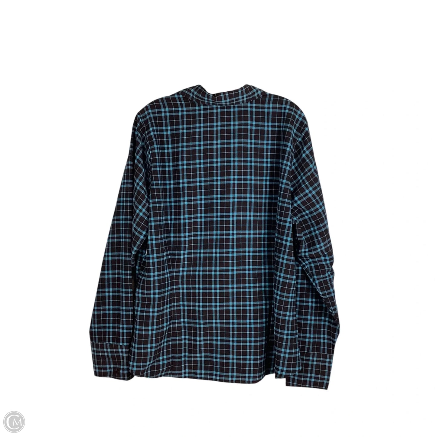 Top Long Sleeve By Levis In Plaid Pattern, Size: Xl