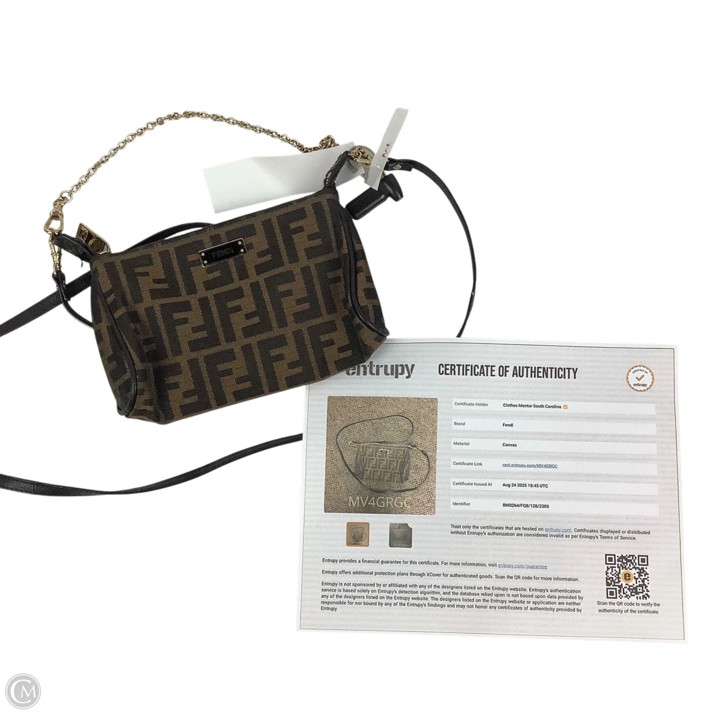 Crossbody Luxury Designer By Fendi, Size: Small