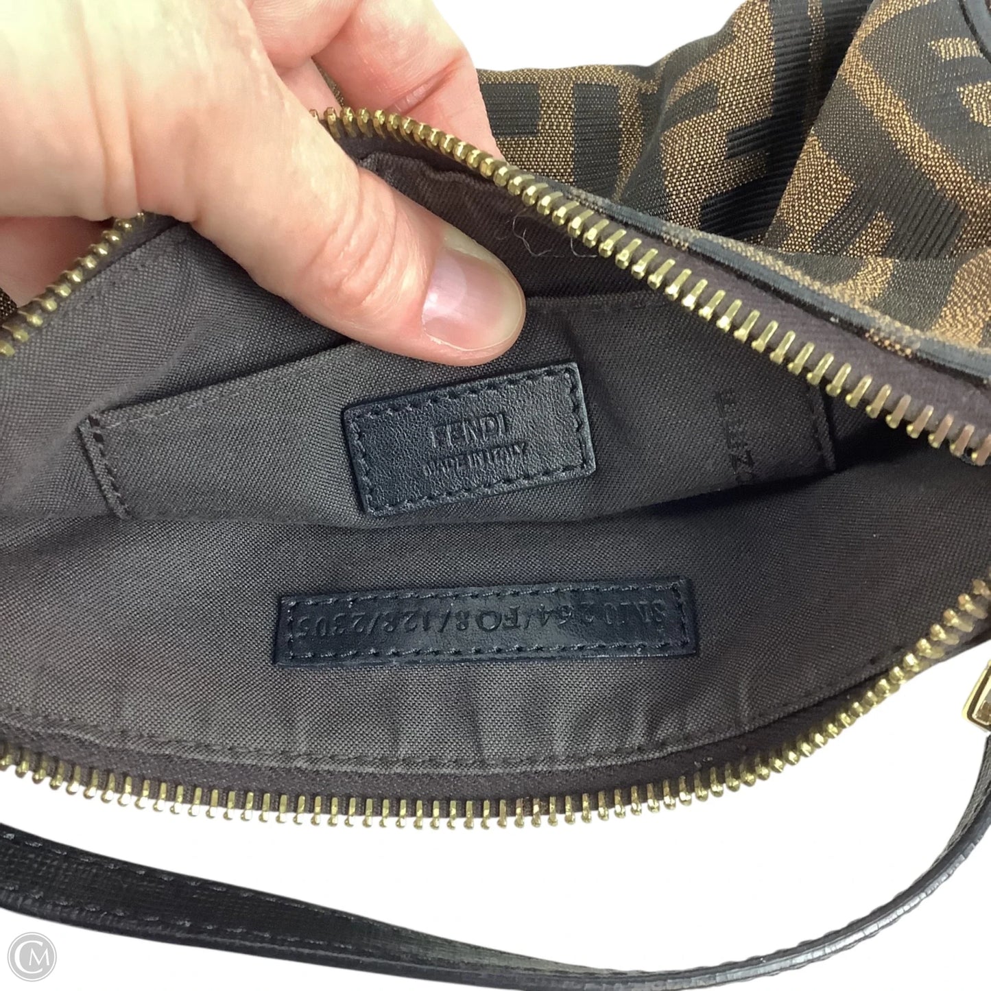 Crossbody Luxury Designer By Fendi, Size: Small