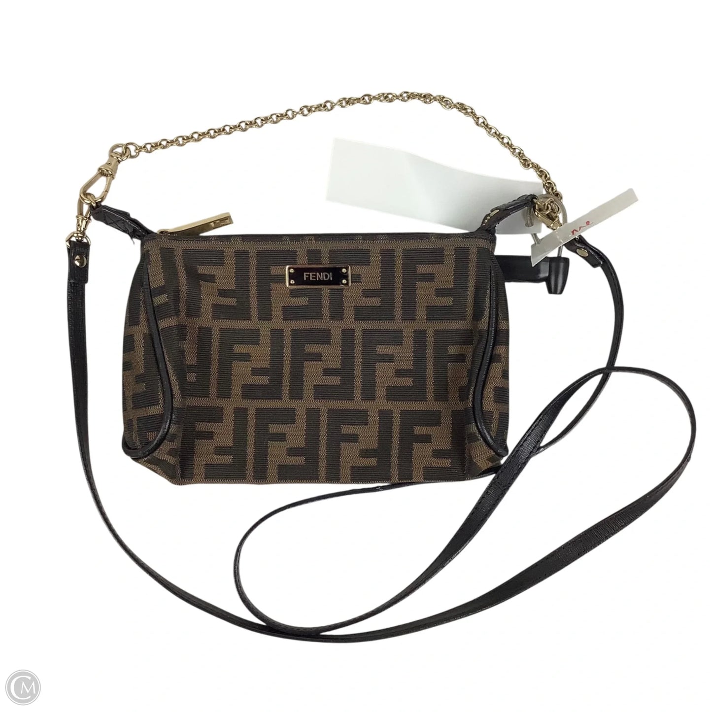 Crossbody Luxury Designer By Fendi, Size: Small