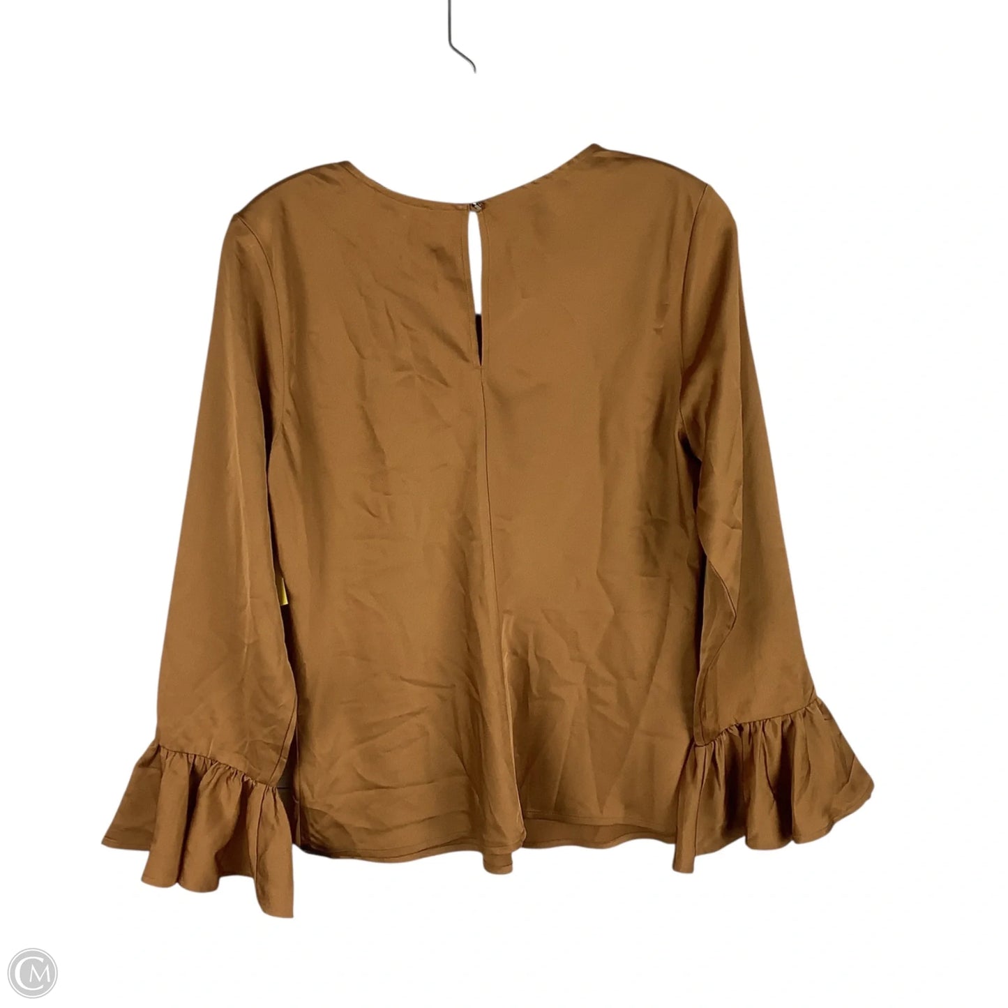 Top Long Sleeve By J. Crew In Bronze, Size: M