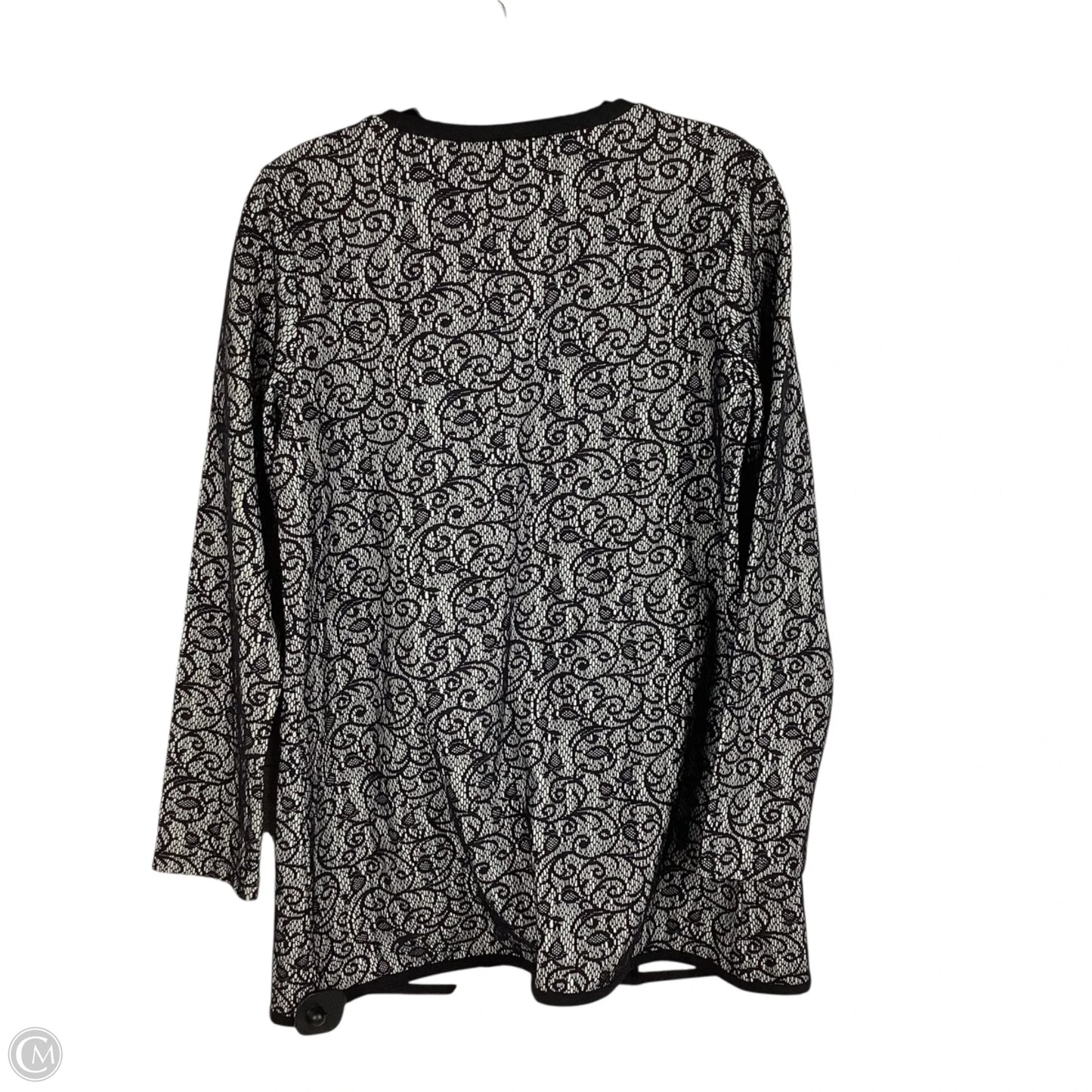 Cardigan By Preston And New York In Black & White, Size: S