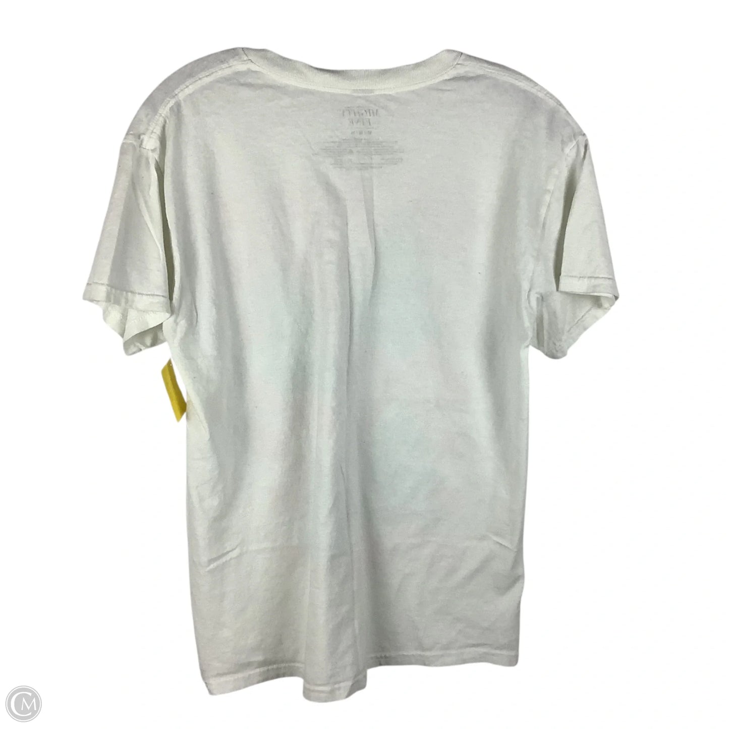 Top Short Sleeve Basic By Mighty Fine In White, Size: M