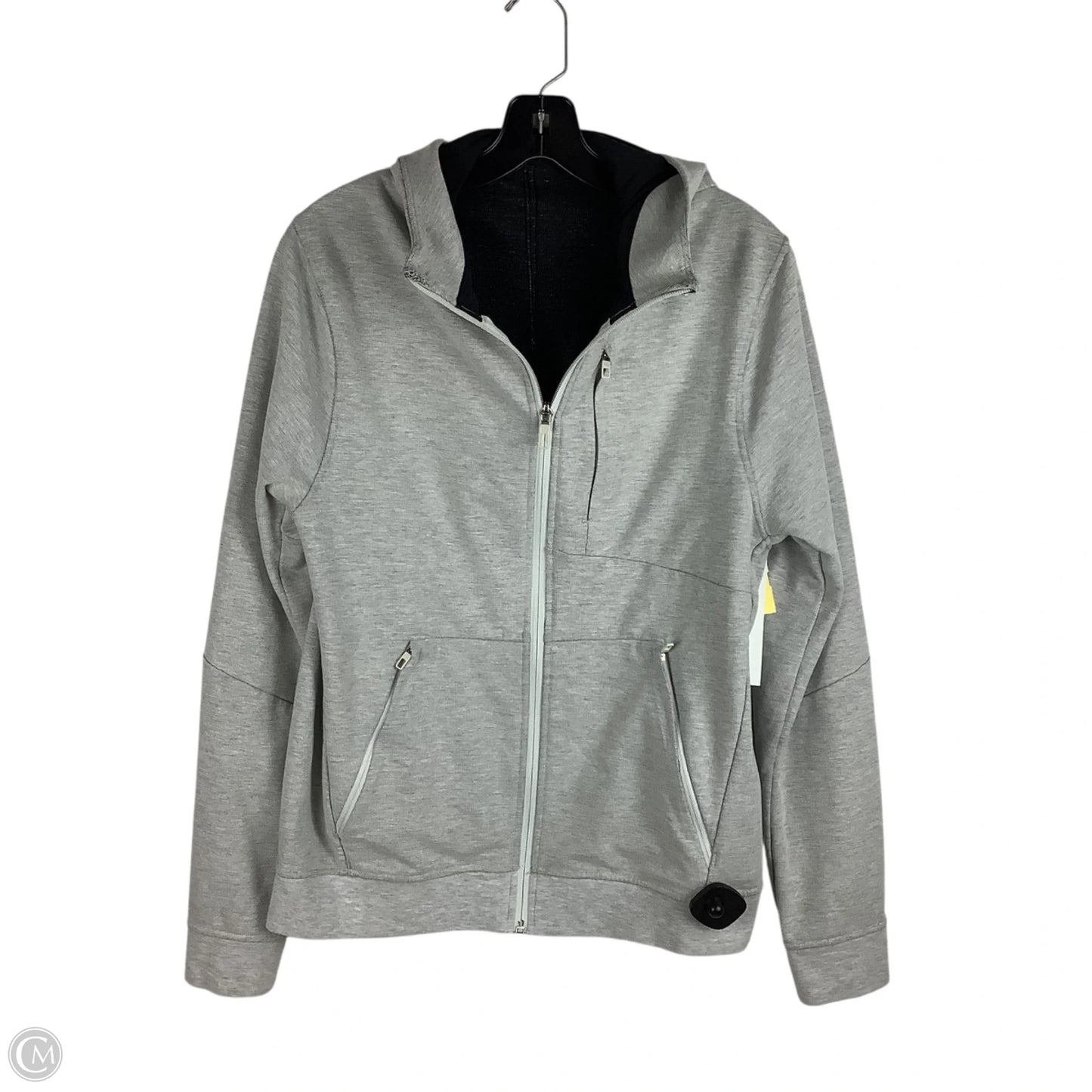 Sweatshirt Hoodie By Lululemon In Grey, Size: M