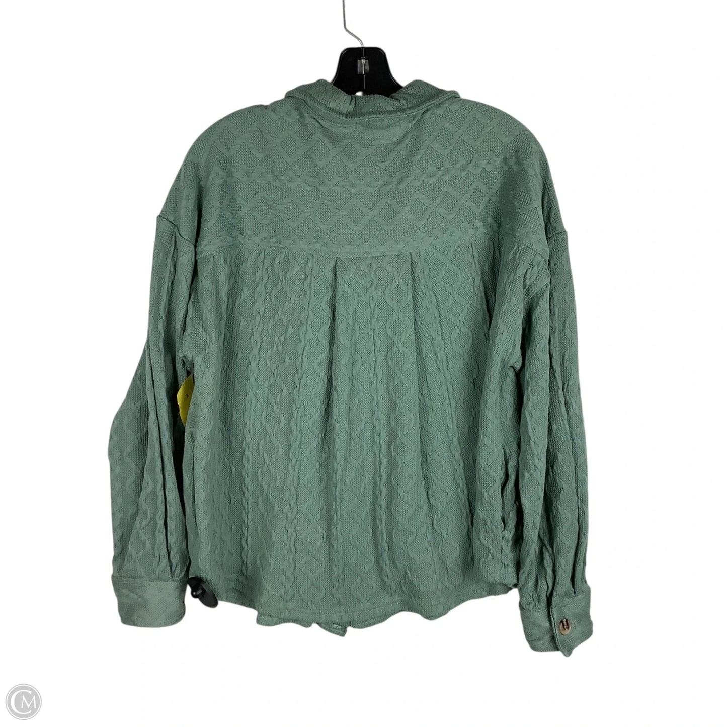 Jacket Shirt By Altard State In Green, Size: M