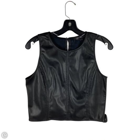 Top Sleeveless By Loft In Black, Size: 6