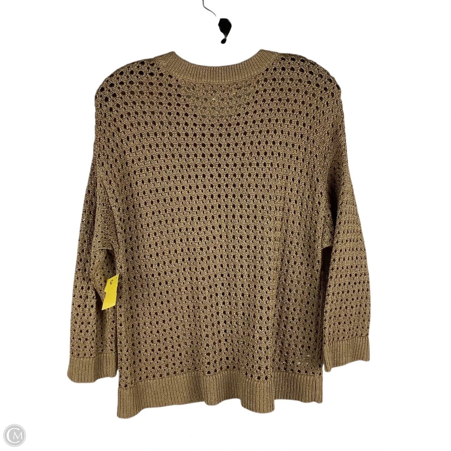 Sweater By Loft In Gold, Size: L
