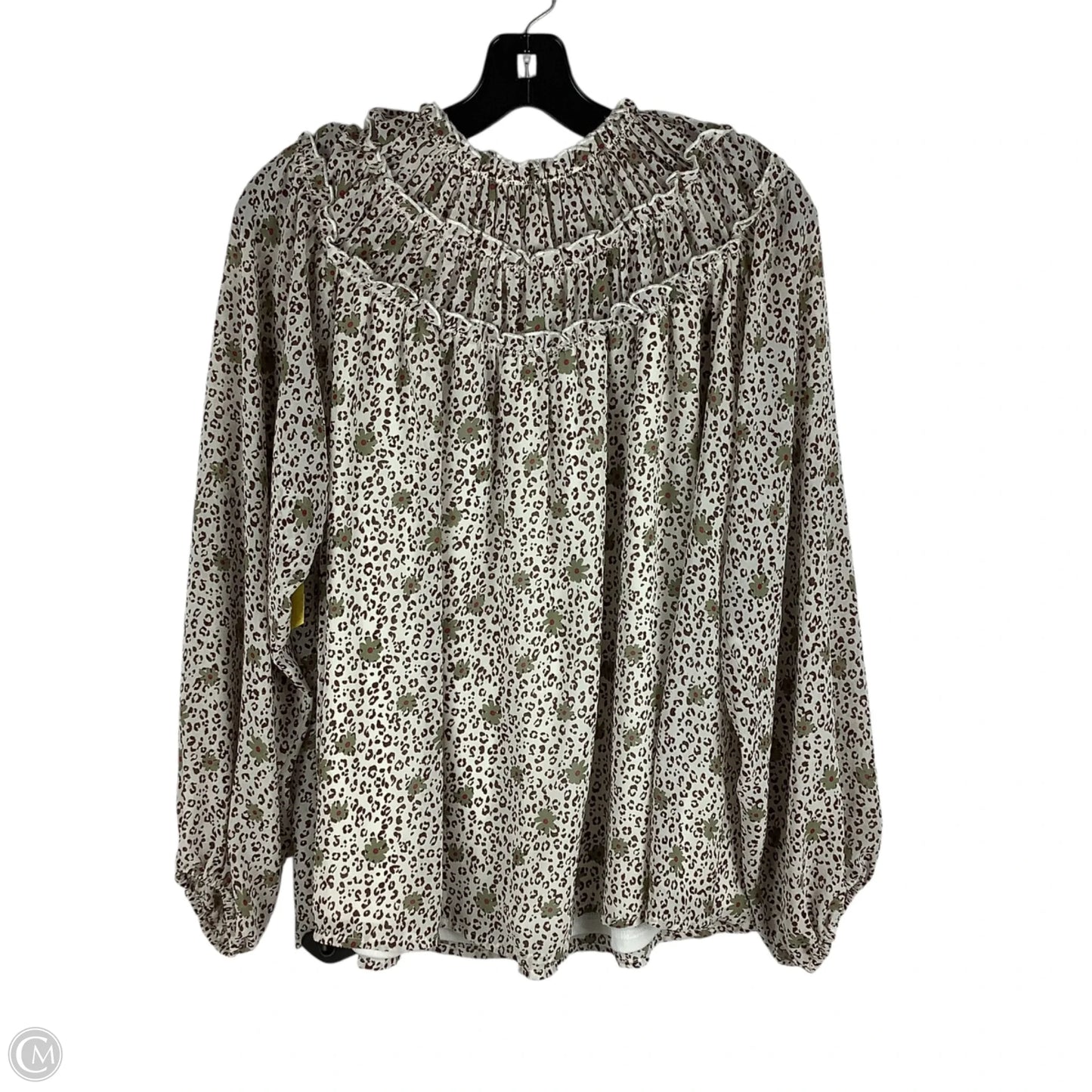 Top Long Sleeve By Entro In Multi-colored, Size: S