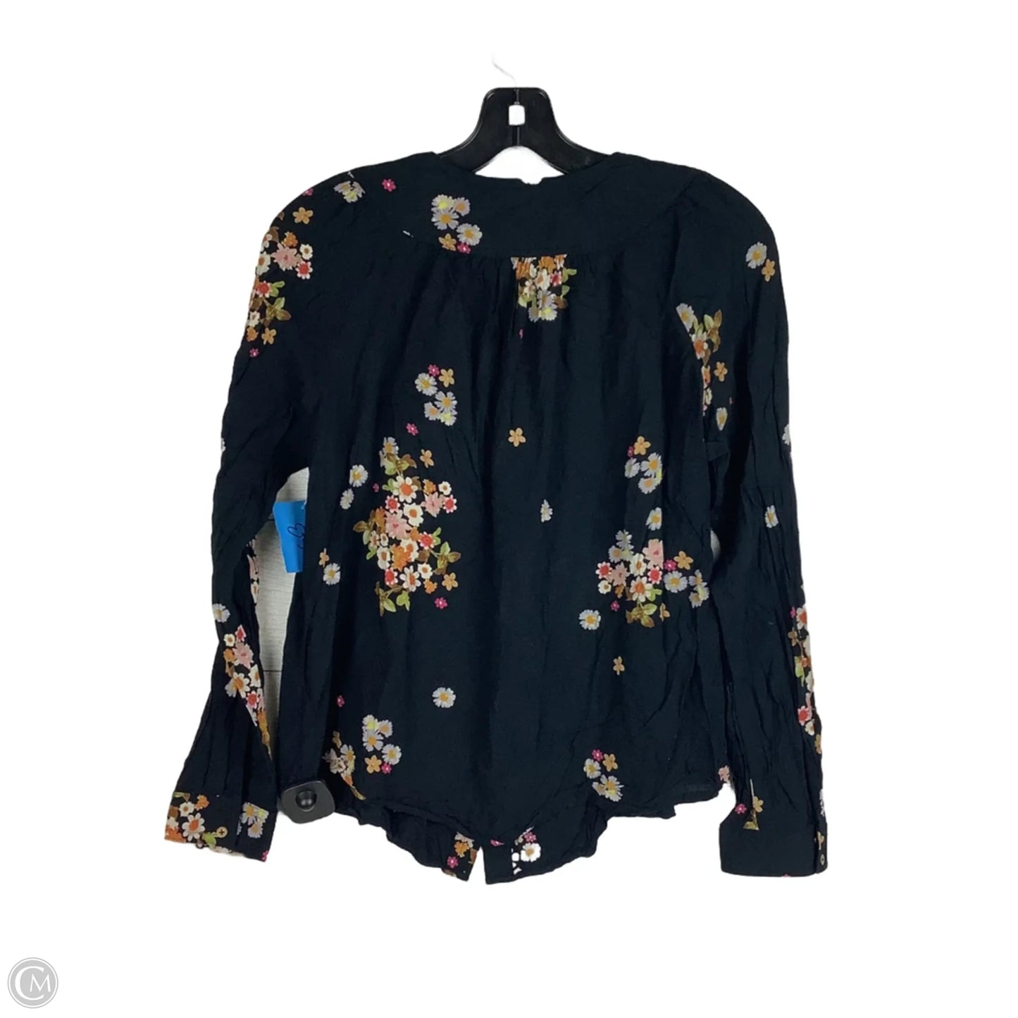 Top Long Sleeve By Maeve In Black, Size: S