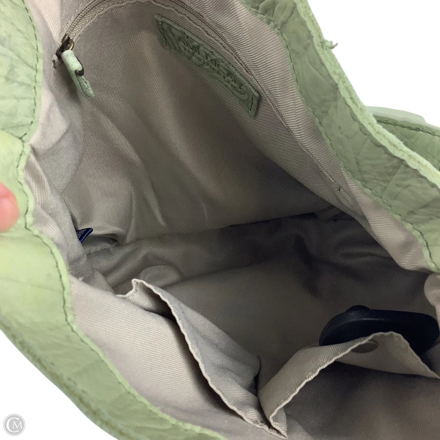 Handbag Leather By Cmc, Size: Medium