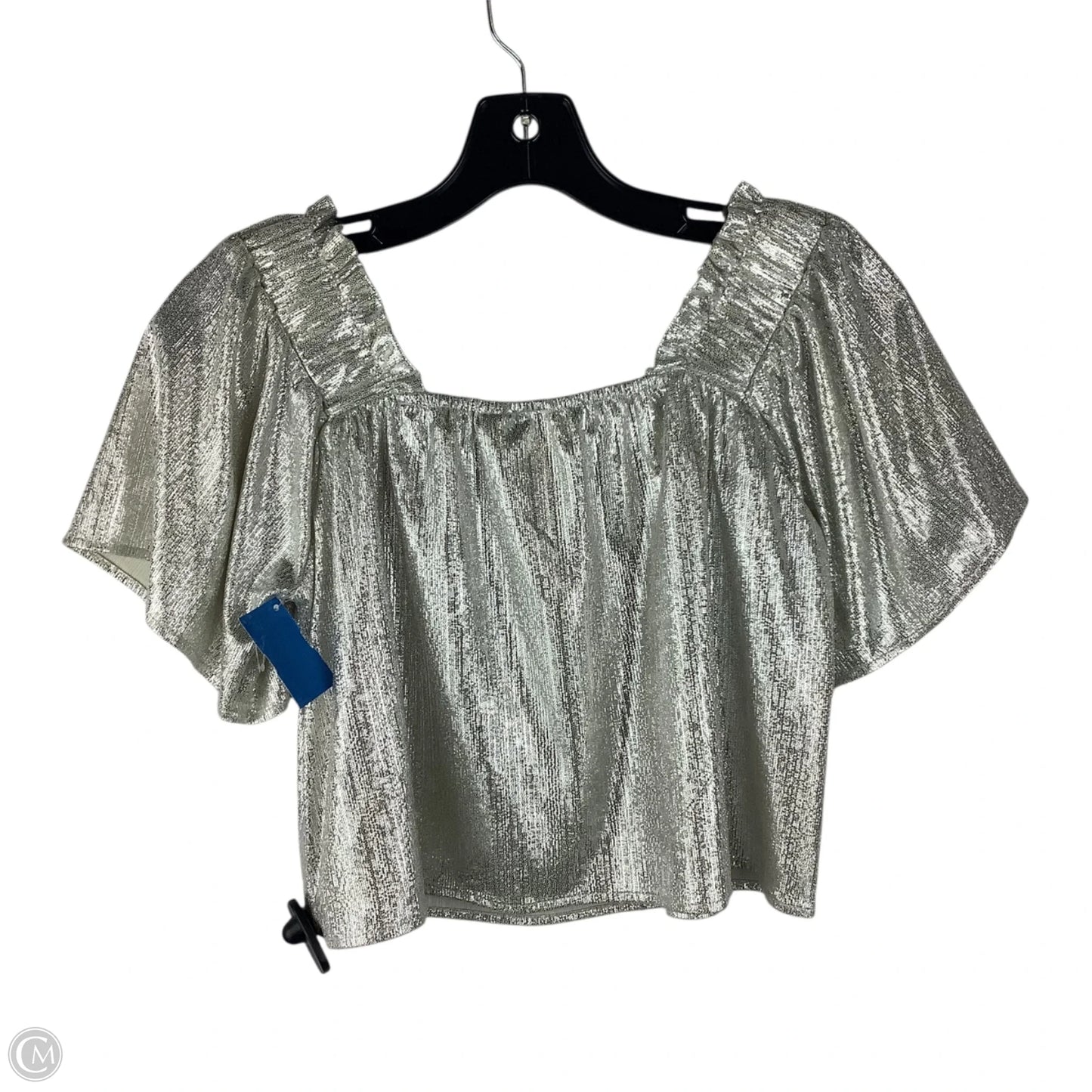 Top Short Sleeve By Cmc In Gold, Size: S