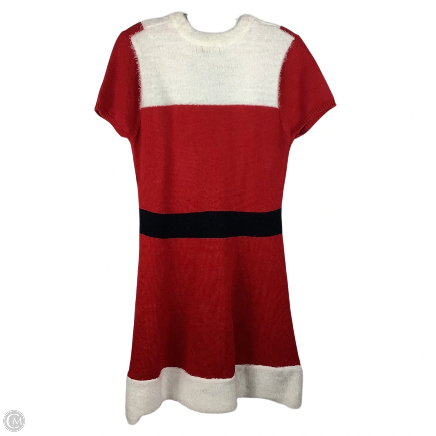 Dress Sweater By Poof In Red, Size: L