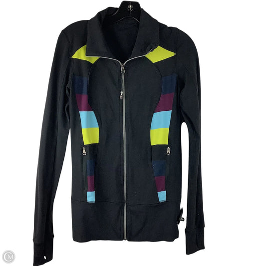 Athletic Jacket By Lululemon In Black- estimated size 6