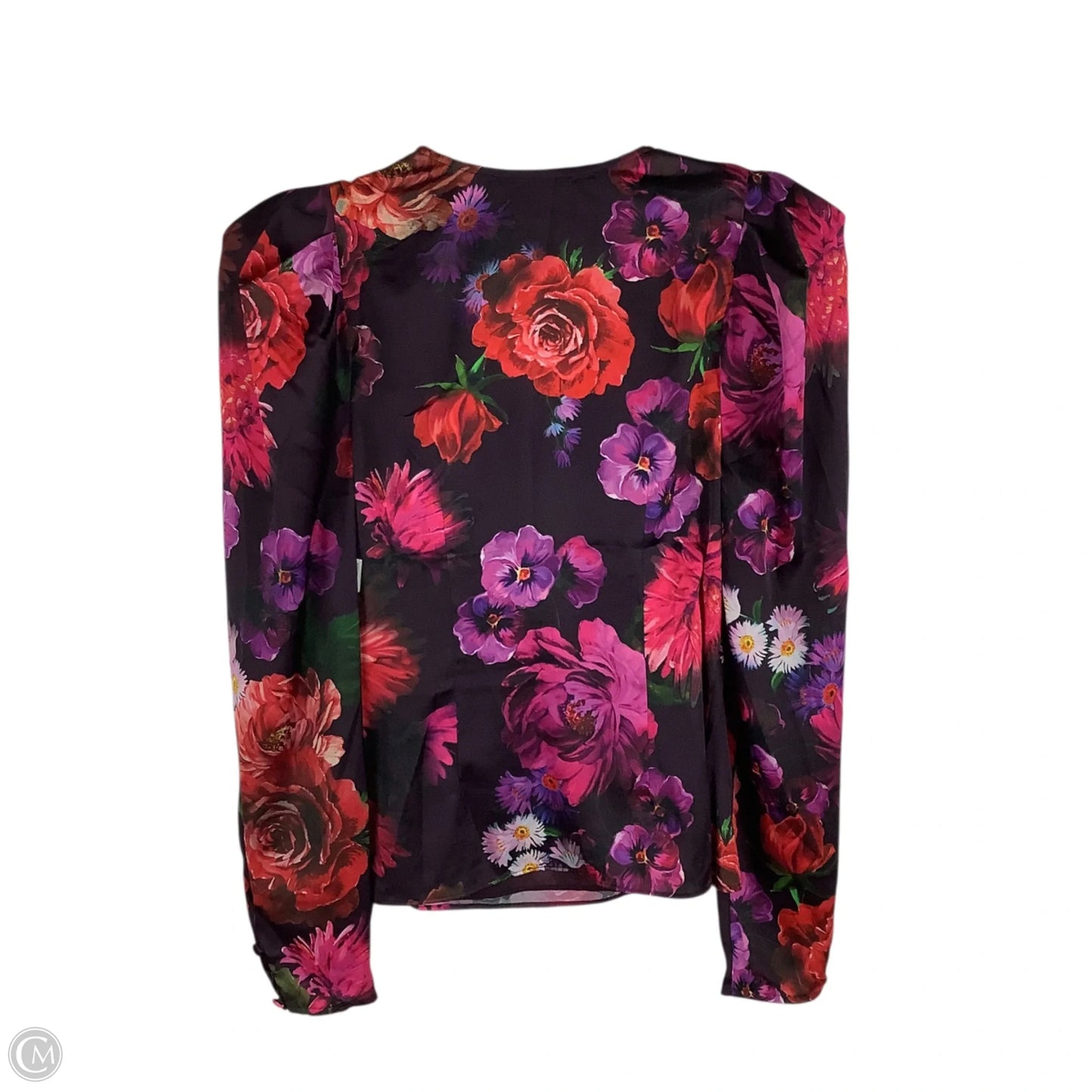 Top Long Sleeve By Express In Multi-colored, Size: Xs