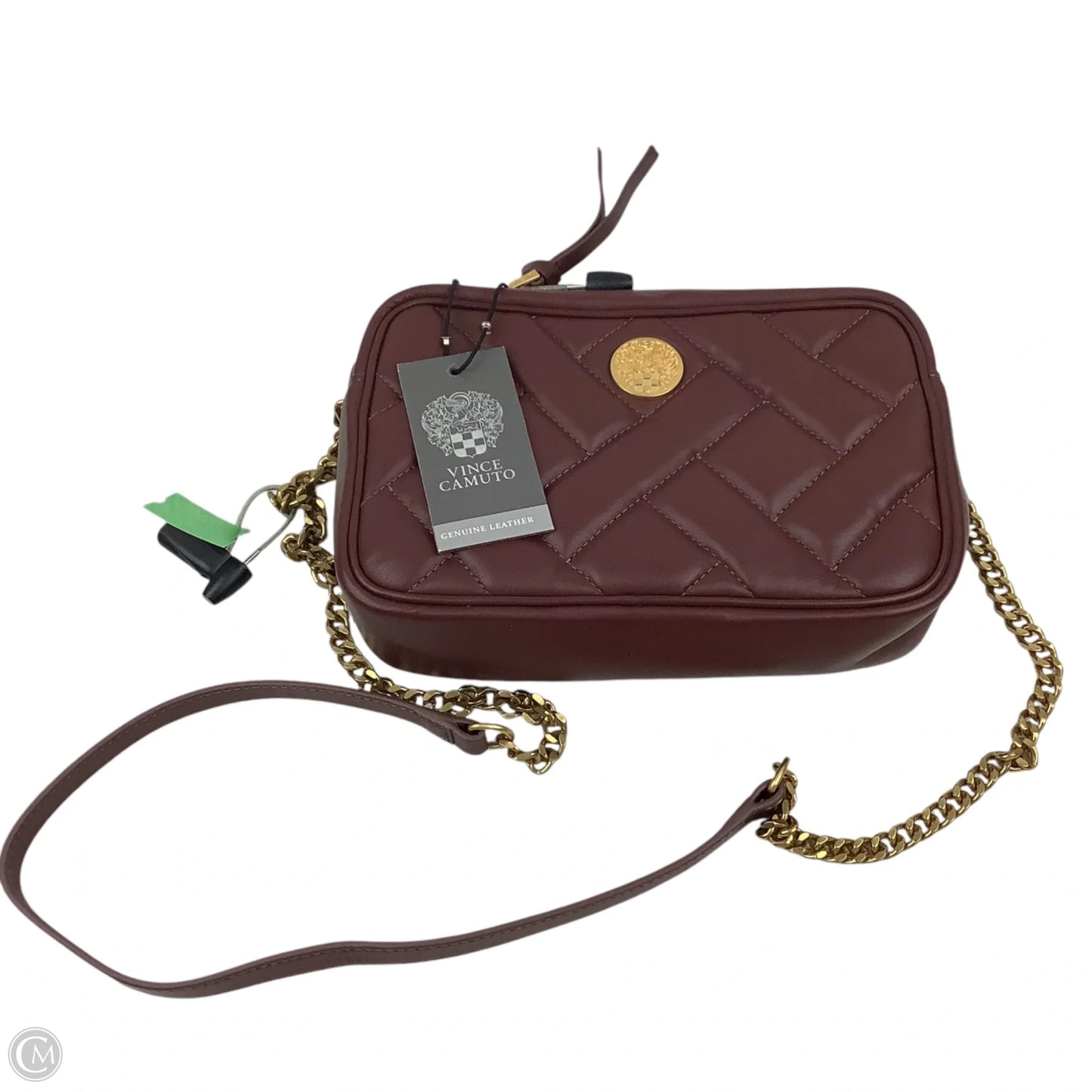 Crossbody Leather By Vince Camuto, Size: Medium