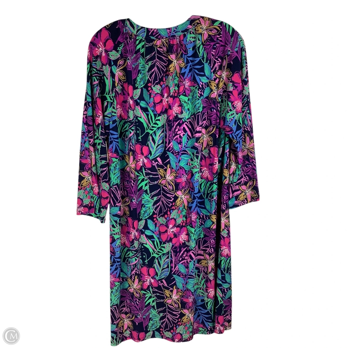 Dress Casual Midi By Pappagallo In Multi-colored, Size: M