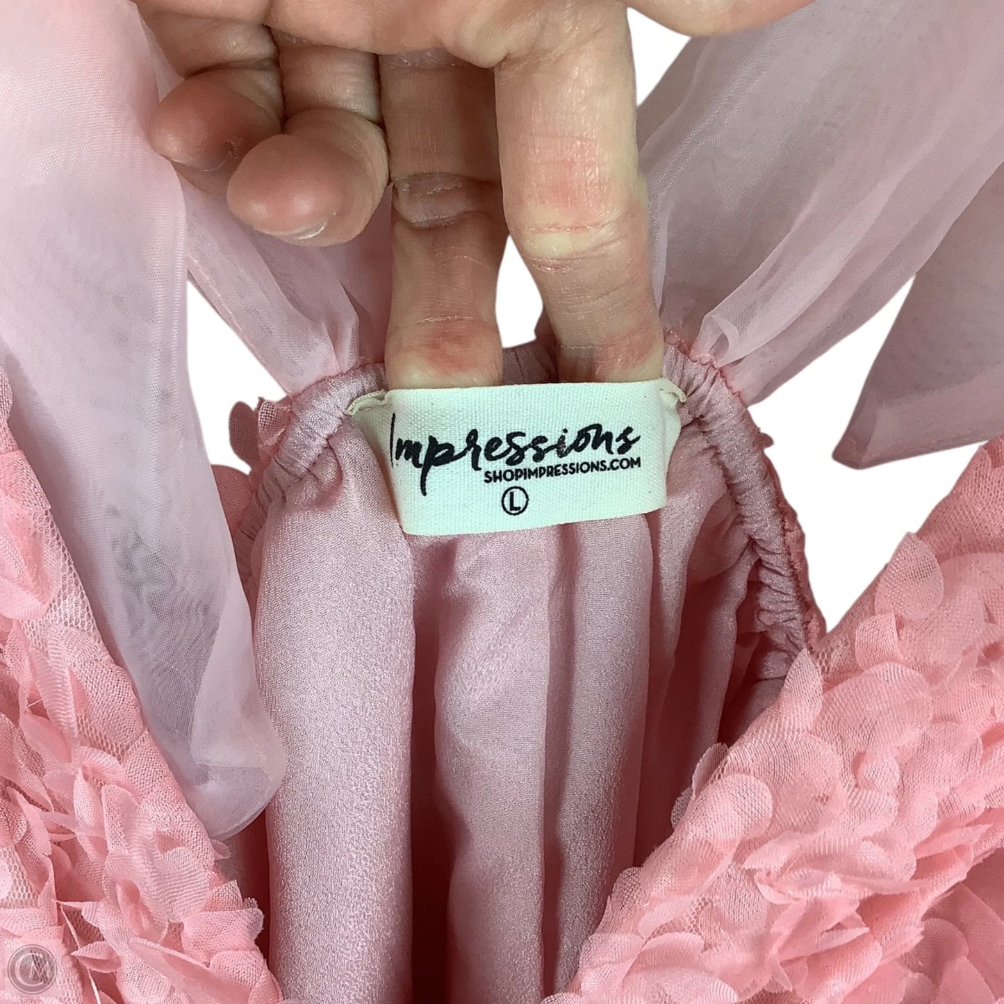 Dress Party Short By Impressions In Pink, Size: L
