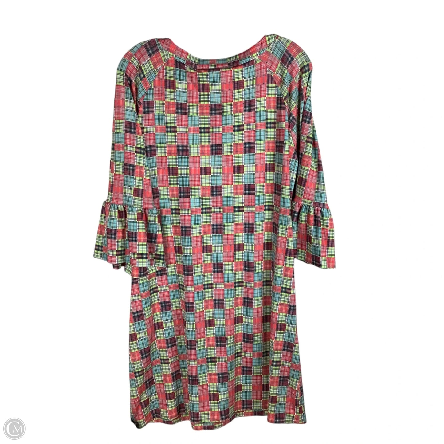 Dress Casual Midi By Clothes Mentor In Plaid Pattern, Size: M