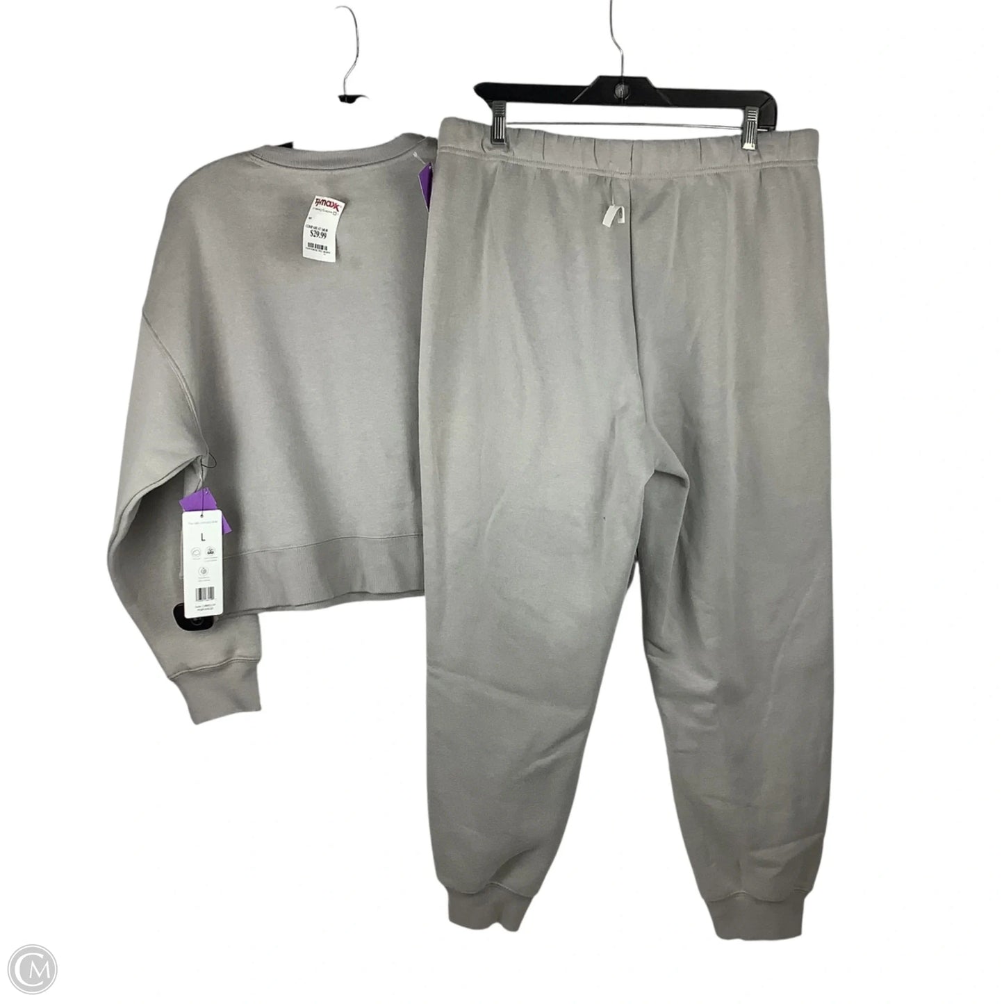 Pants Set 2pc By Clothes Mentor In Beige, Size: L