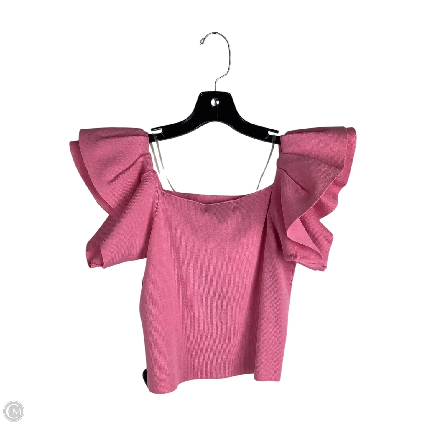 Top Short Sleeve By Clothes Mentor In Pink, Size: M