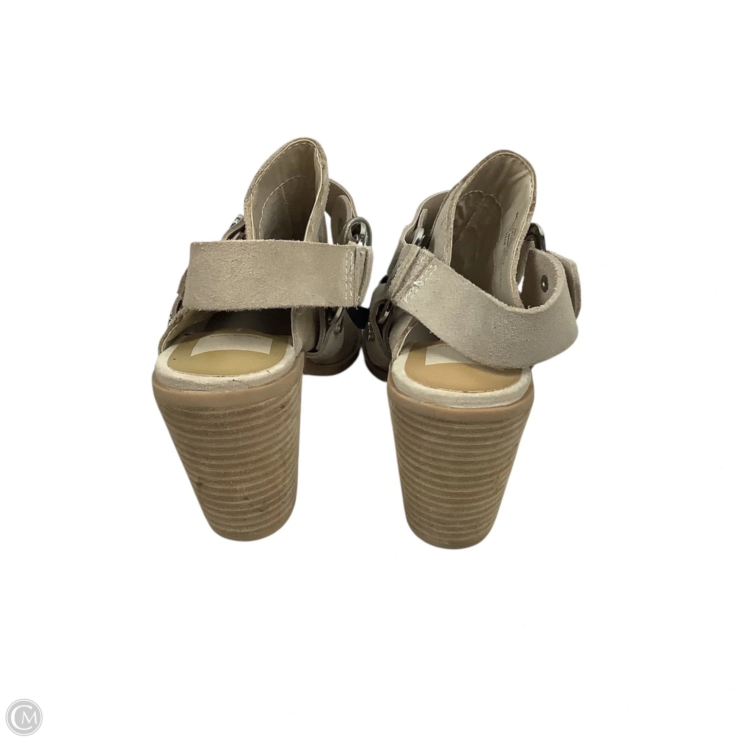 Sandals Heels Block By Dolce Vita In Tan, Size: 8