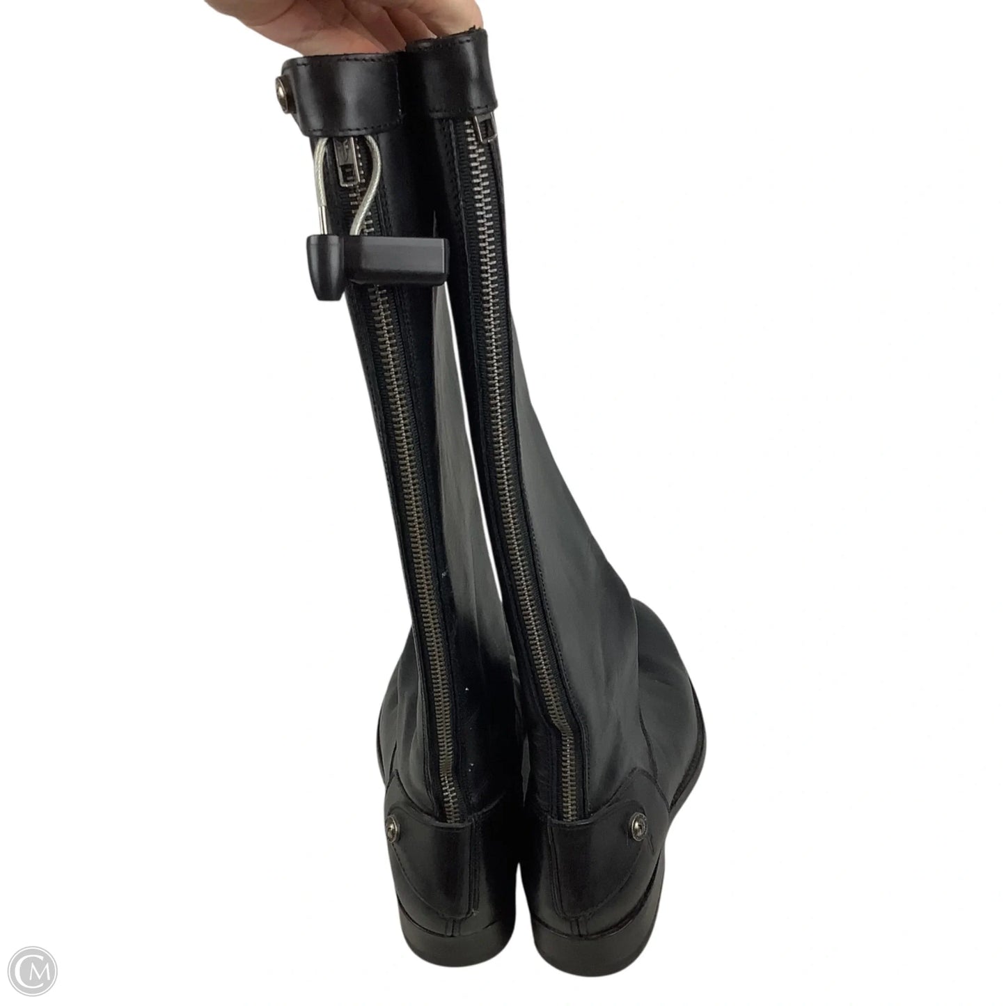 Boots Designer By Frye In Black, Size: 7